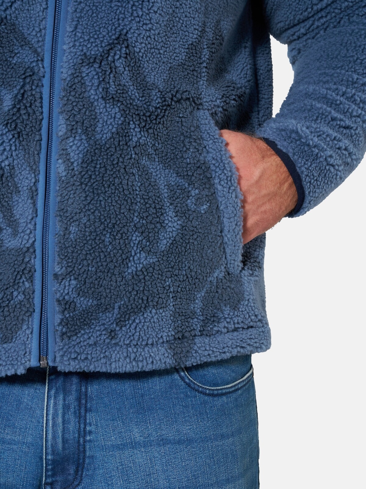 Jan Vanderstorm Sweatjacke »Strickfleecejacke LOKERT«