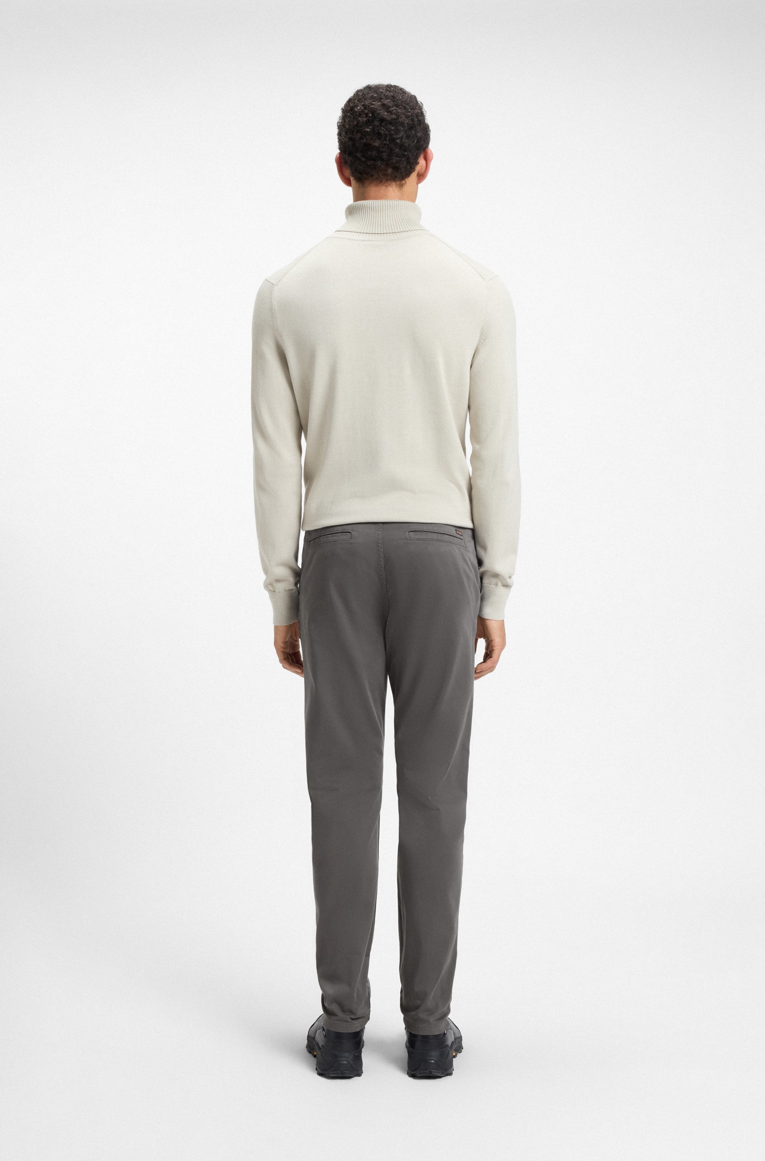 BOSS ORANGE Chinohose »tapered«  mit BOSS Logo hinten