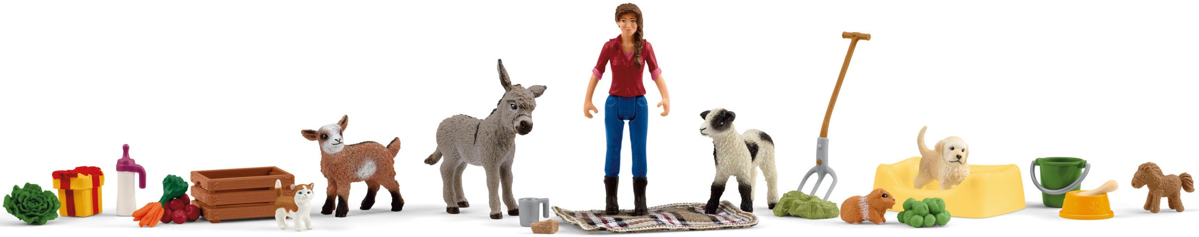 Schleich® Spielzeug-Adventskalender »FARM WORLD«, ab 3 Jahren