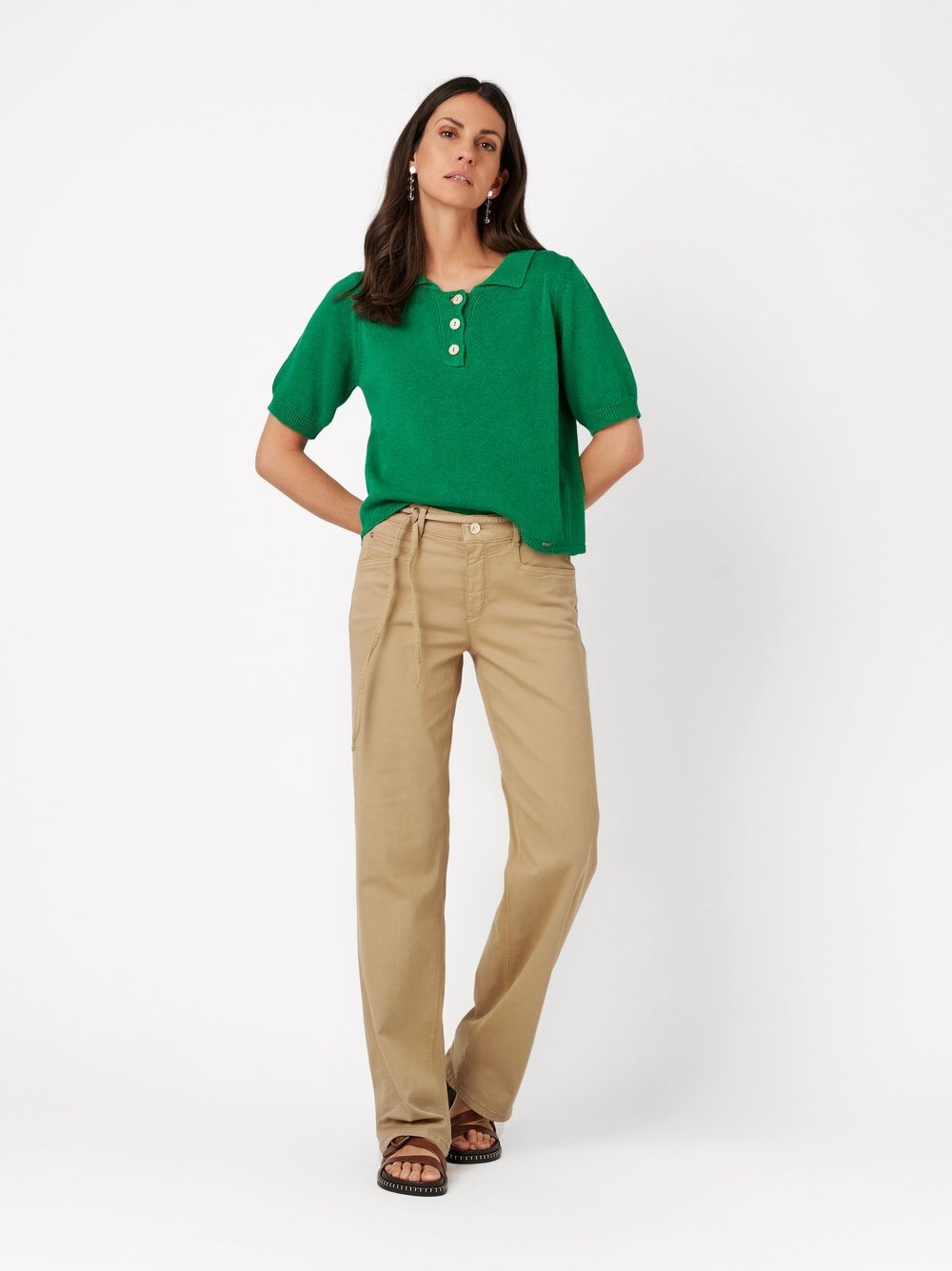 TONI Straight-Jeans »Liv Regular« mit Bindegürtel