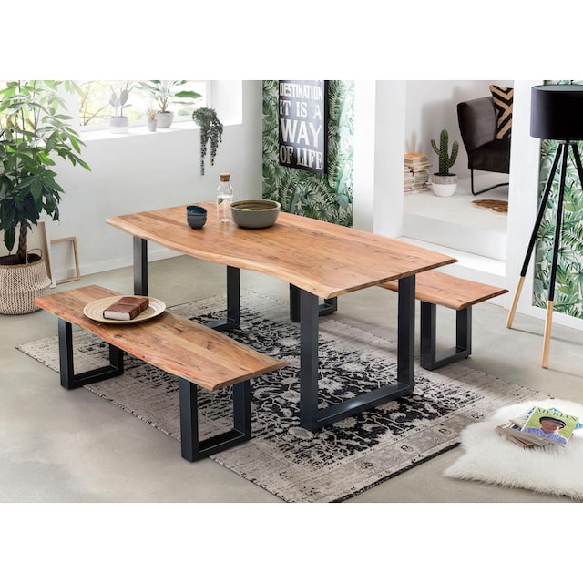SIT Esstisch »Tops&Tables«, mit Tischplatte aus Akazie mit Baumkante wie  gewachsen auf Raten bestellen