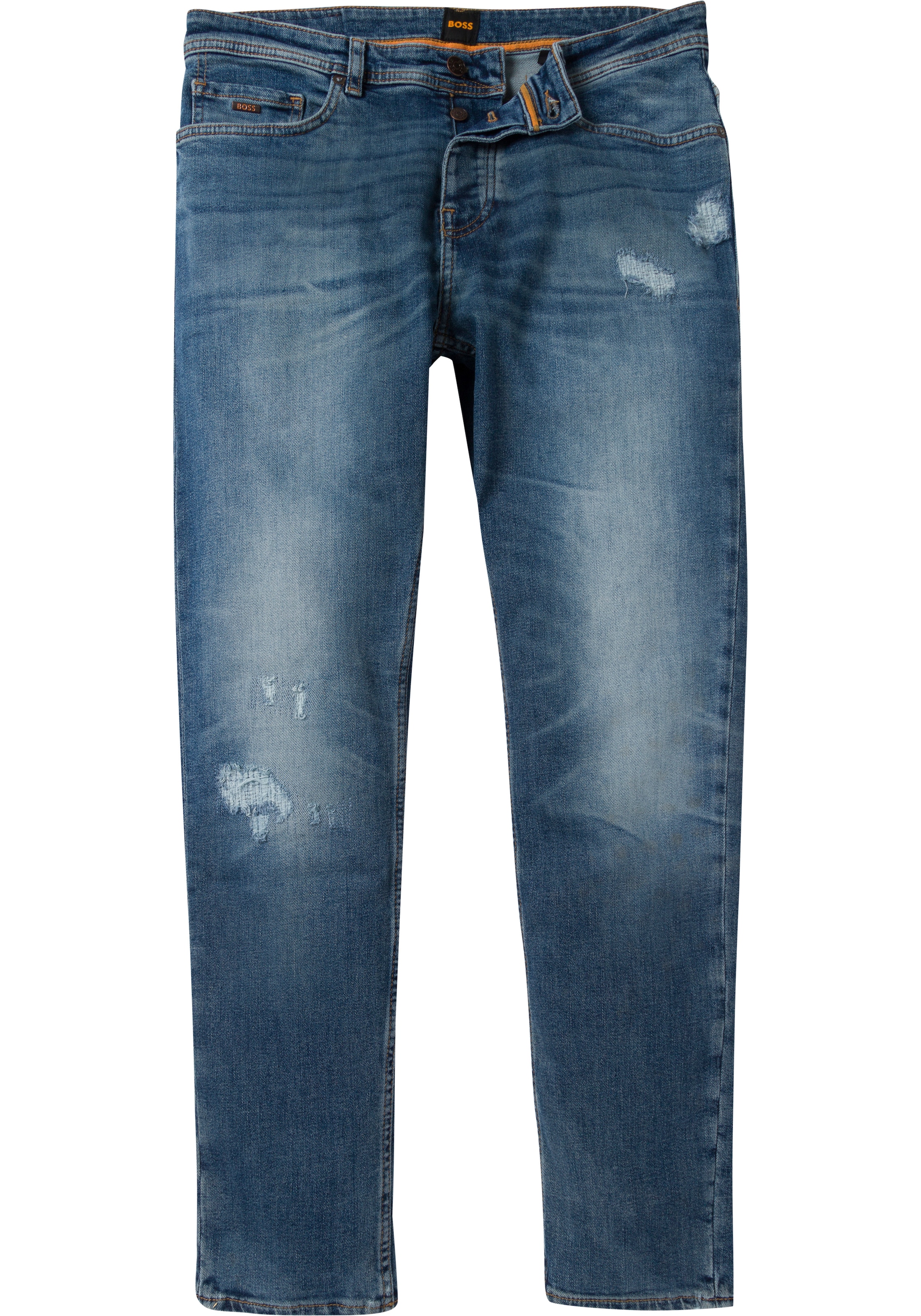 Bequeme Jeans BOSS kontrastierenden »Taber ORANGE mit ♕ (1 Nähten bei tlg.), BC-C«,