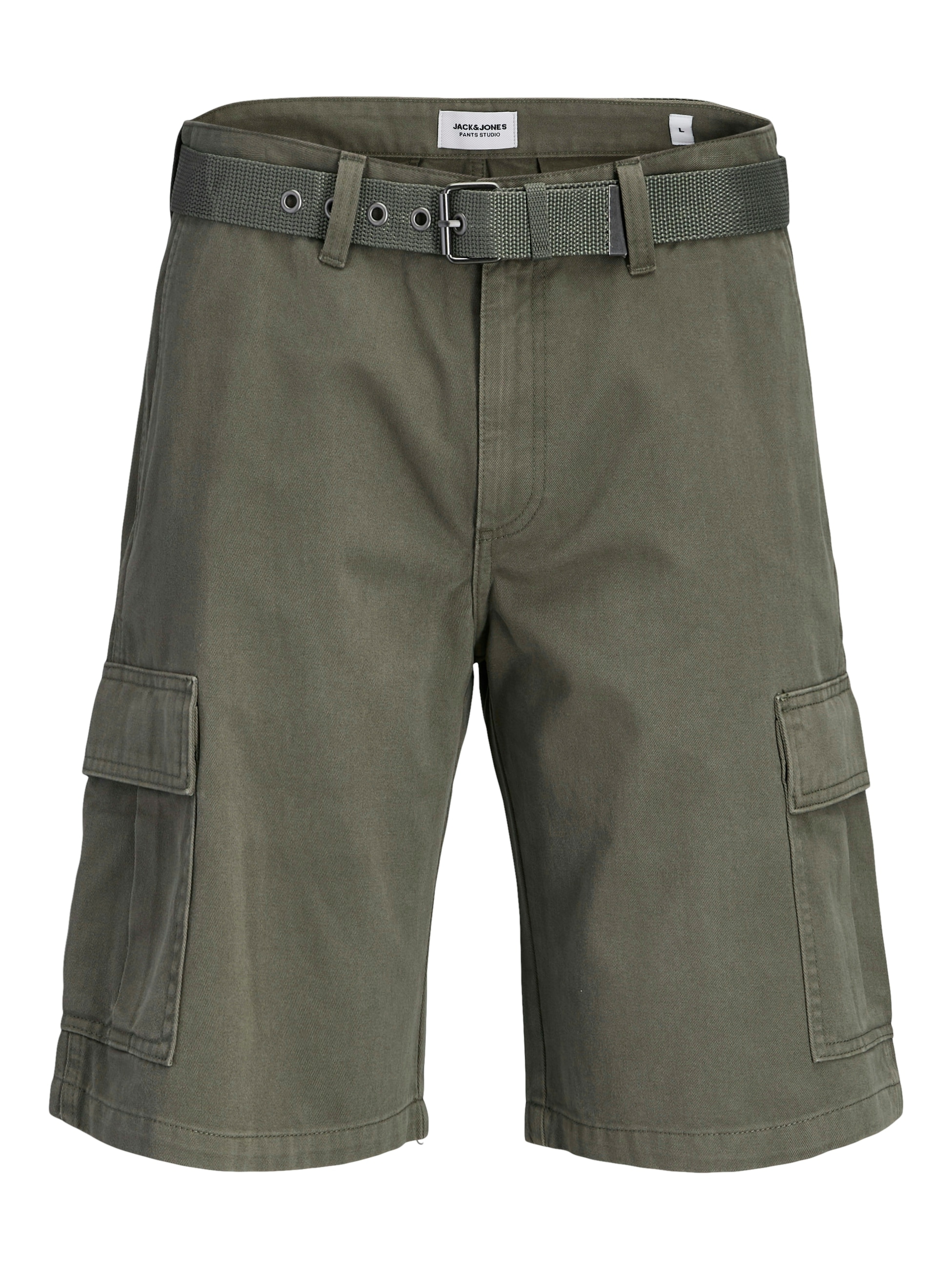 Jack & Jones Cargoshorts »JPSTCOLE HUDSON BELTED CARGO SHORTS MID«