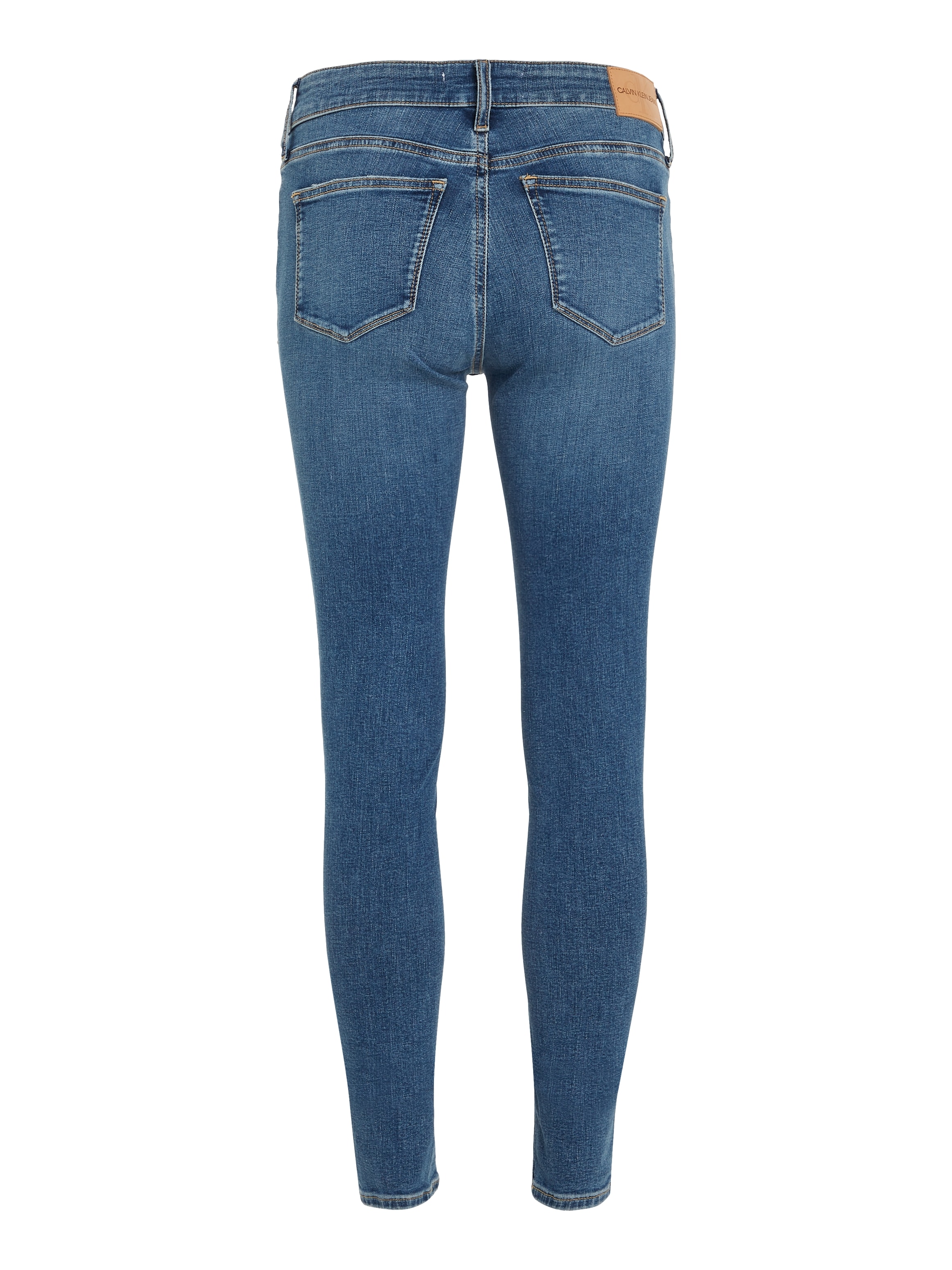 Calvin Klein Jeans Skinny-fit-Jeans »MID RISE SKINNY«, 5-Pocket-Form