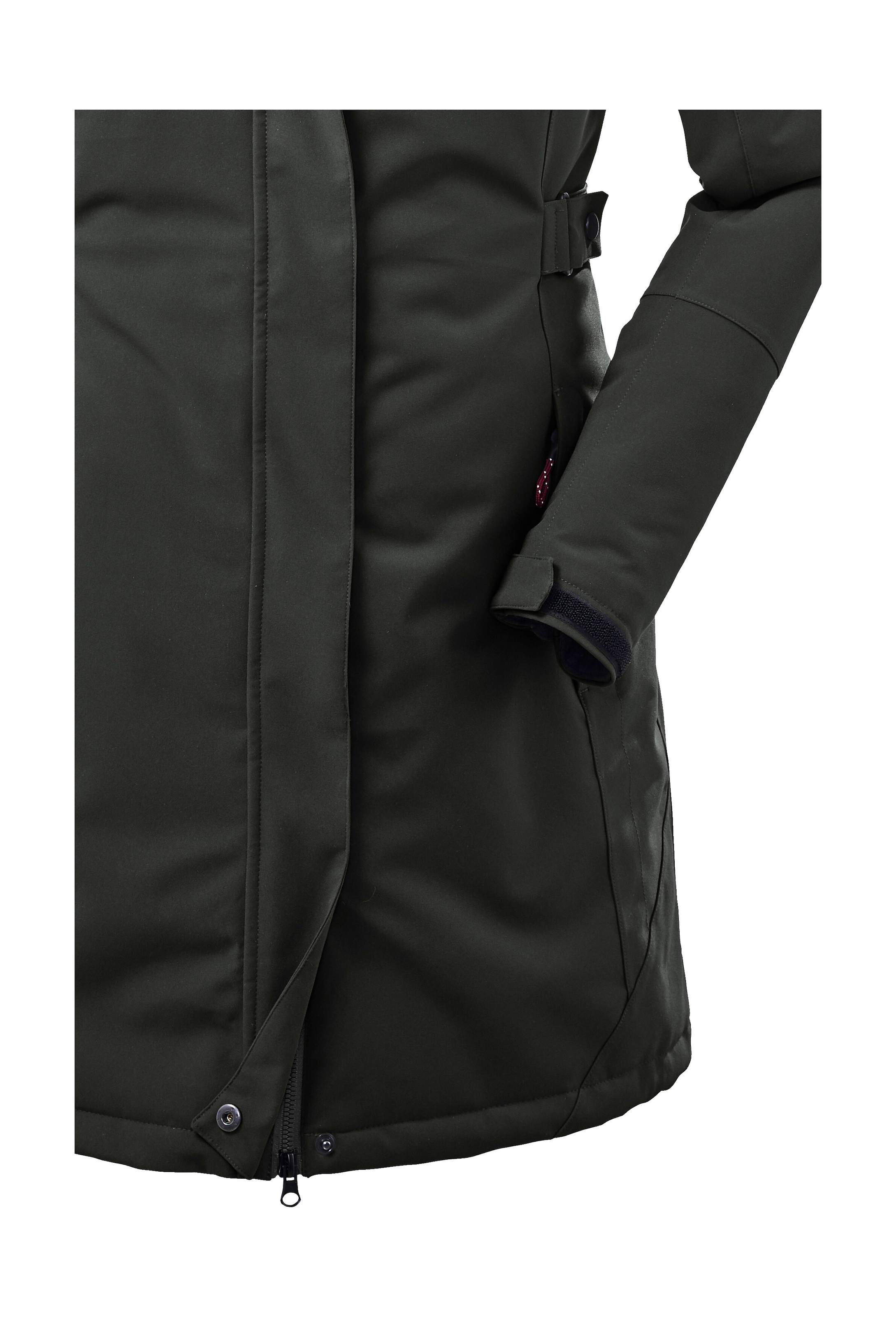 Killtec Parka »KOW 165 WMN PRK«, Wasser- und winddichter Parka mit Teddyfleece und abnehmbarer Kapuze