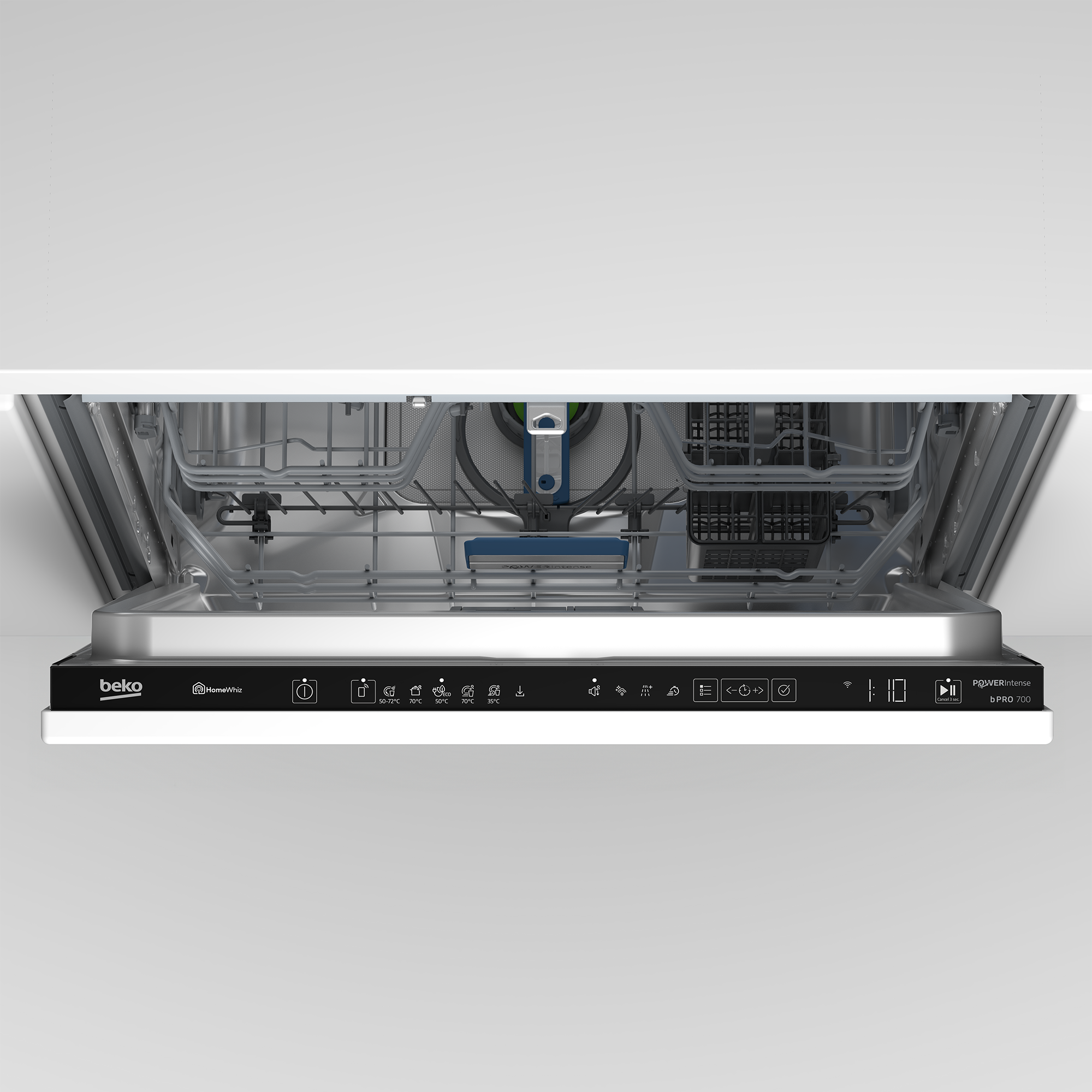 BEKO vollintegrierbarer Geschirrspüler »BDIN36561P« 8,9 l 15 tlg. Maßgedecke ProSmart Inverter Motor: Ja