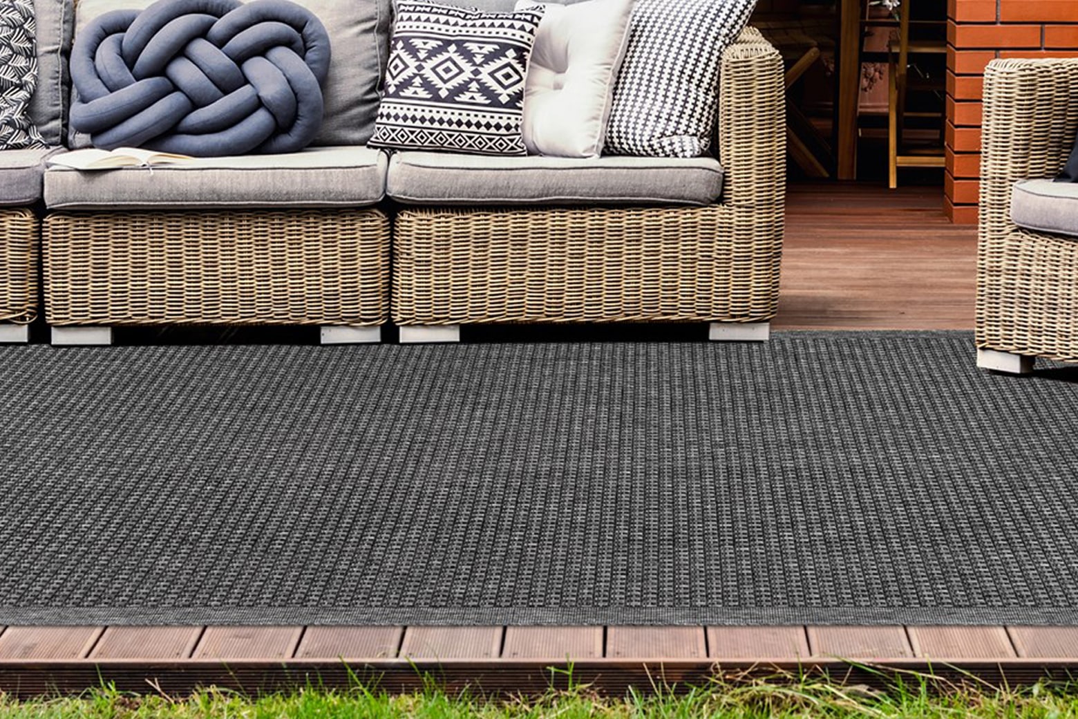 LALEE Teppich »Sunset 607« rechteckig 5 mm Höhe In- und Outdoor geeignet, Wohnzimmer