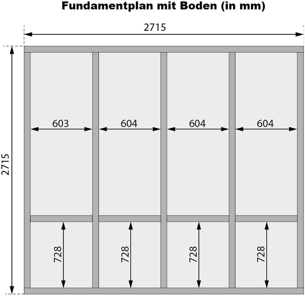 Karibu Gartenhaus »Saturino« inkl. Massivholzfußboden
