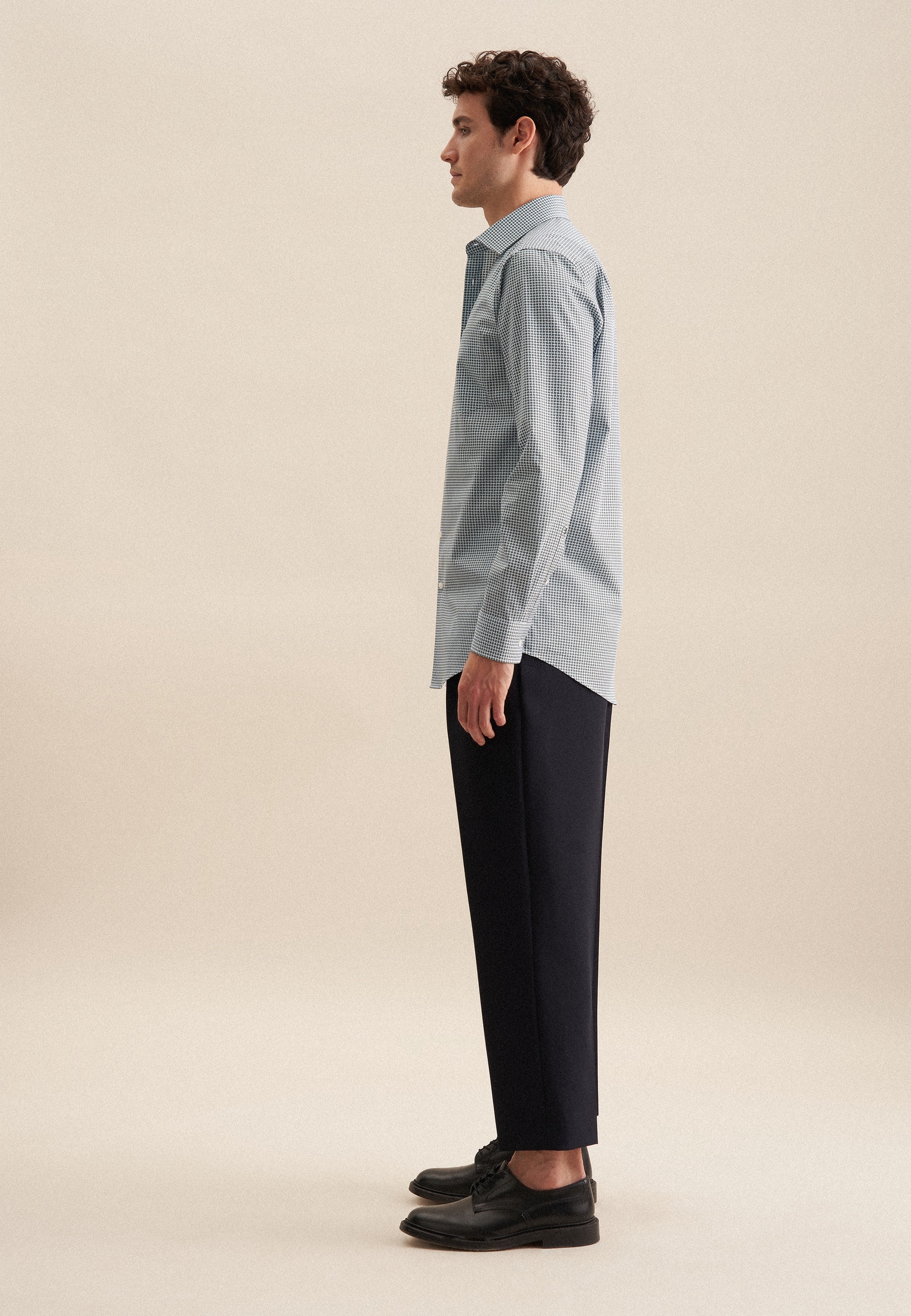 seidensticker Businesshemd »Regular« Regular 1/1 Kentkragen Druck