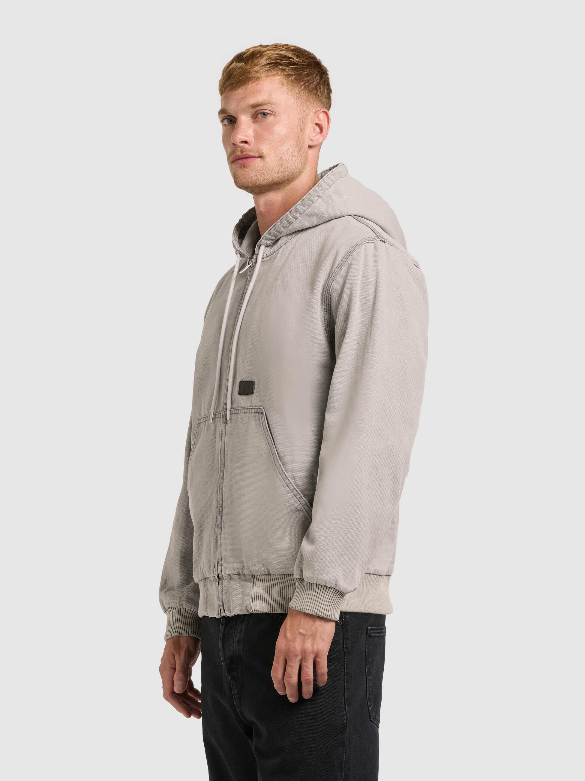khujo Outdoorjacke »Outdoorjacke Rhiis« mit Kapuze Herren Übergangsjacke im Denim-Look
