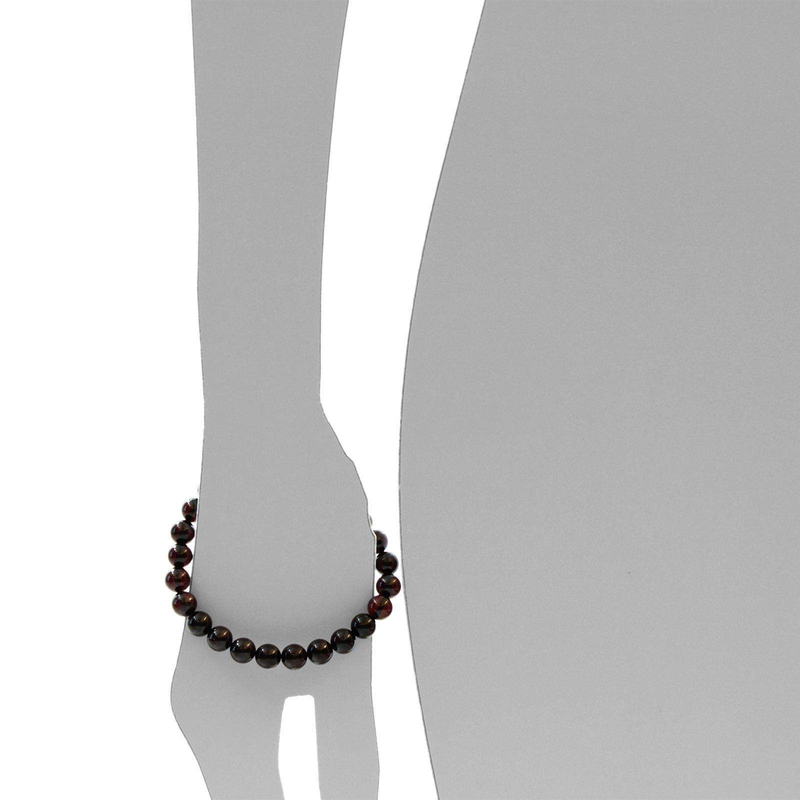 OSTSEE-SCHMUCK Armband »- Kugel 10 mm - Bernstein -,«