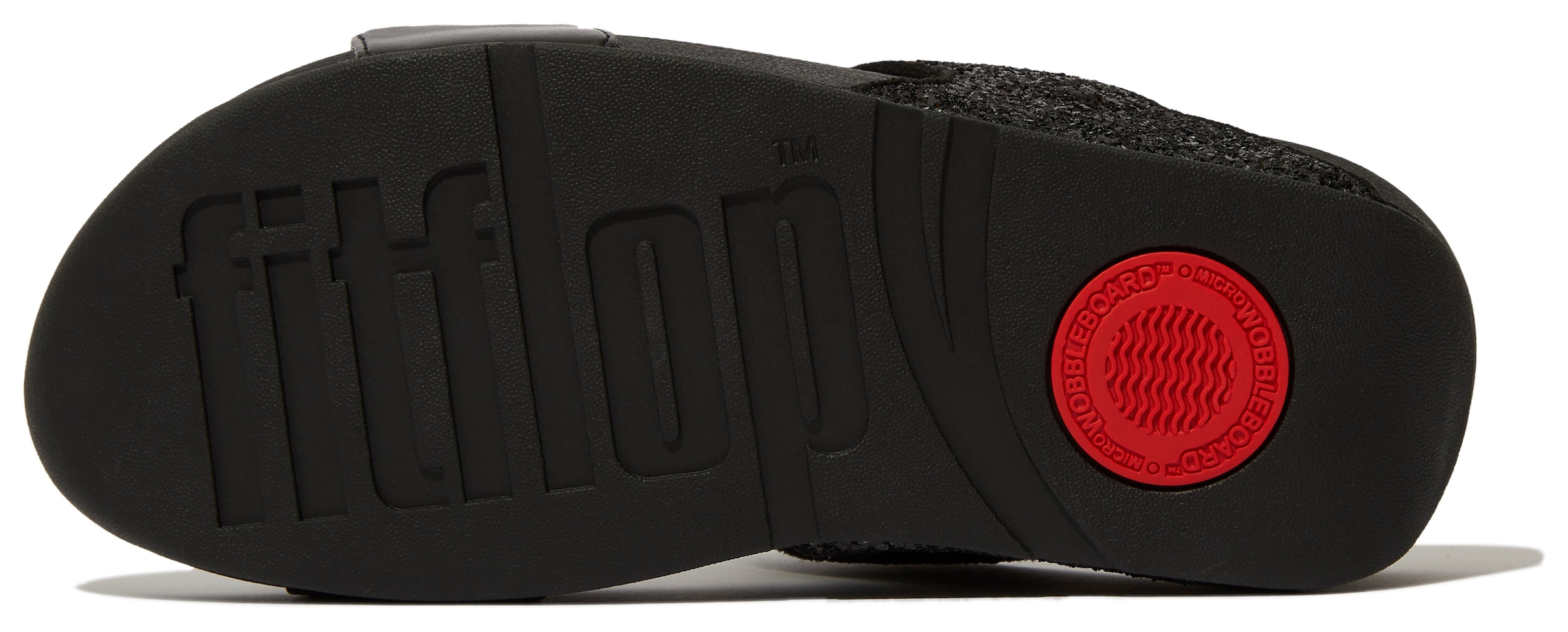 Fitflop Keilpantolette »LULU GLITTER SLIDES«, Pool Slides, Strandschuh mit Glitter