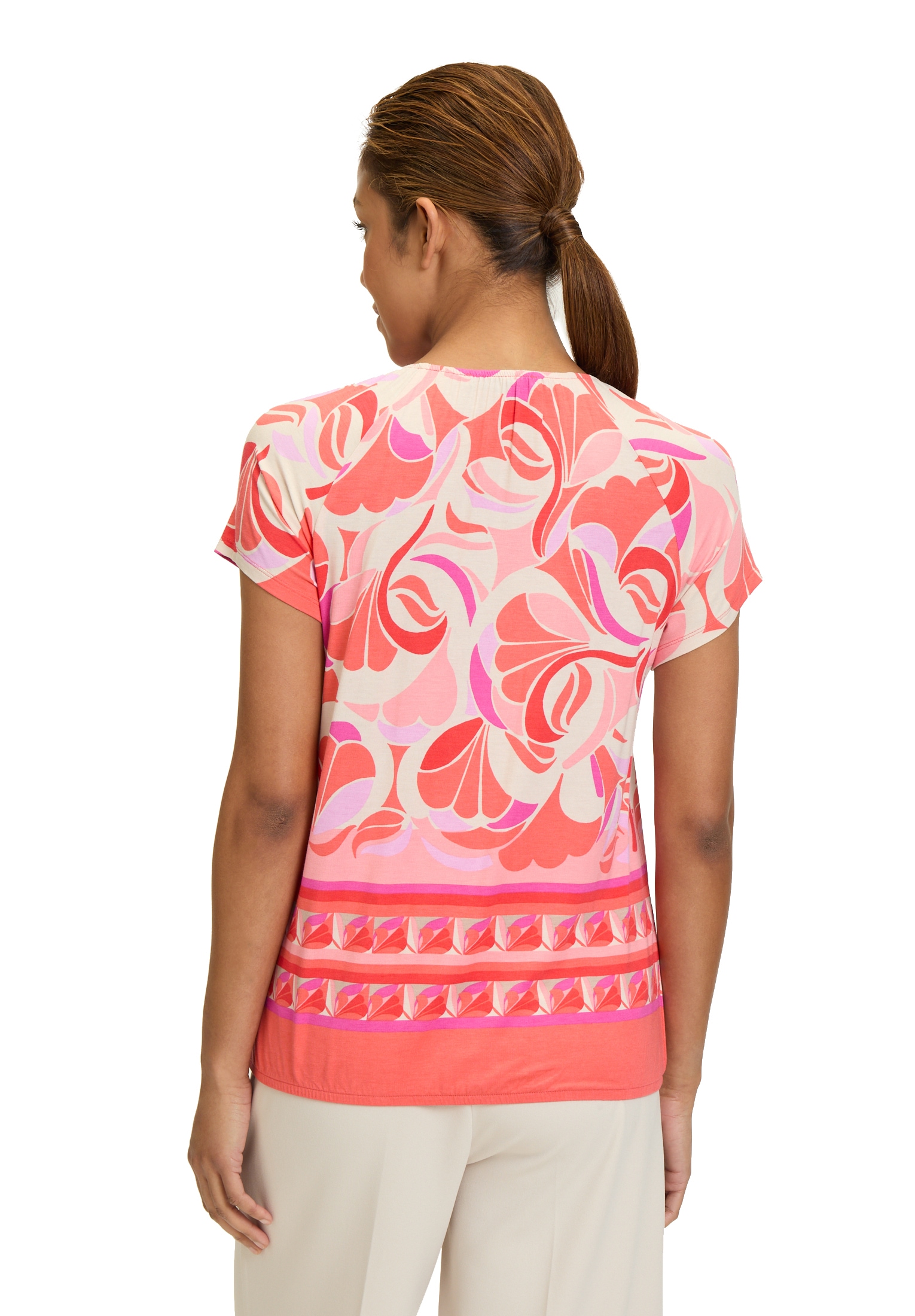 Betty Barclay T-Shirt »Printshirt mit Gummizug«