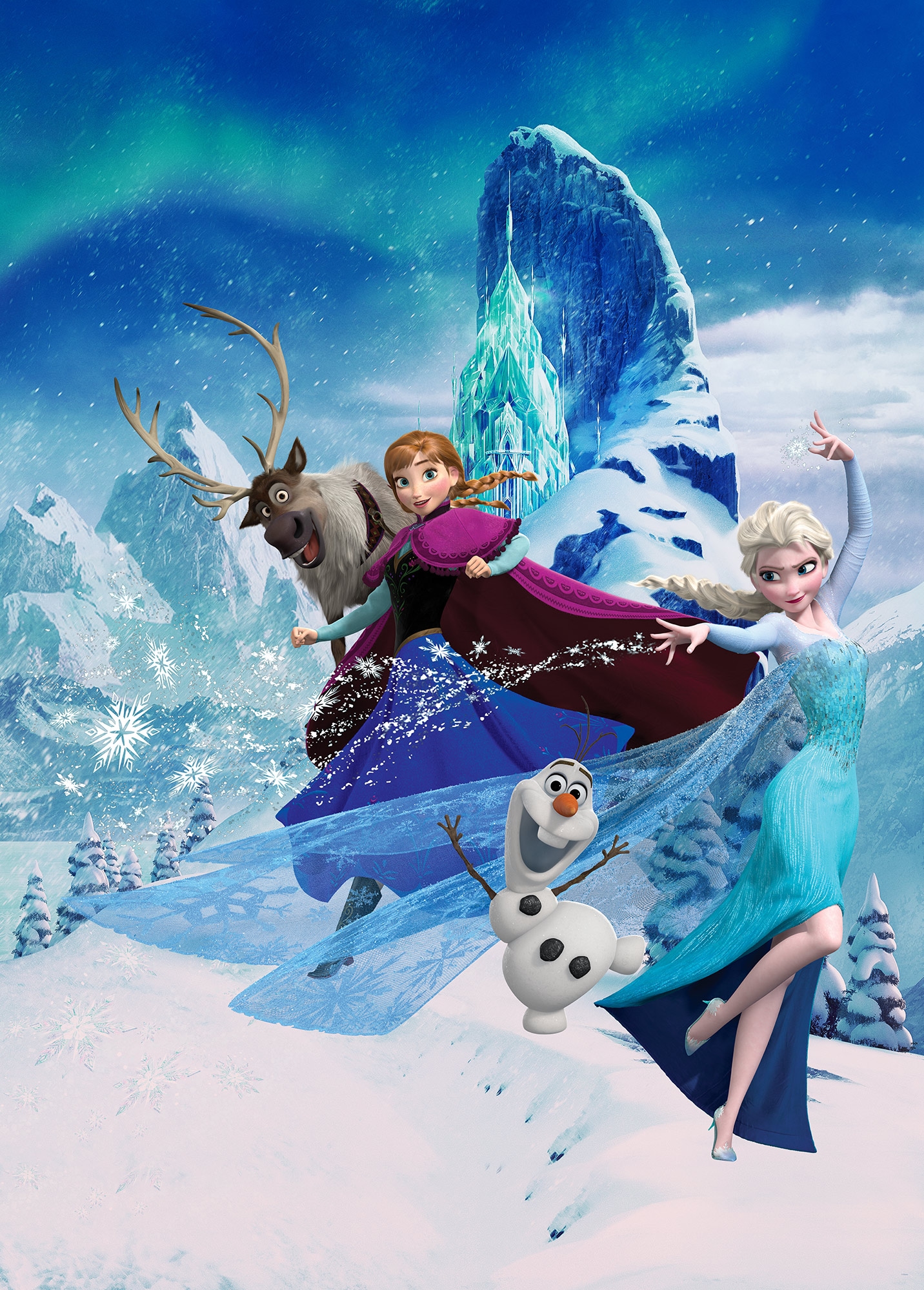 Komar Vliestapete »Frozen Elsas Magic«, 200x280 cm (Breite x Höhe) online  kaufen | mit 3 Jahren XXL Garantie