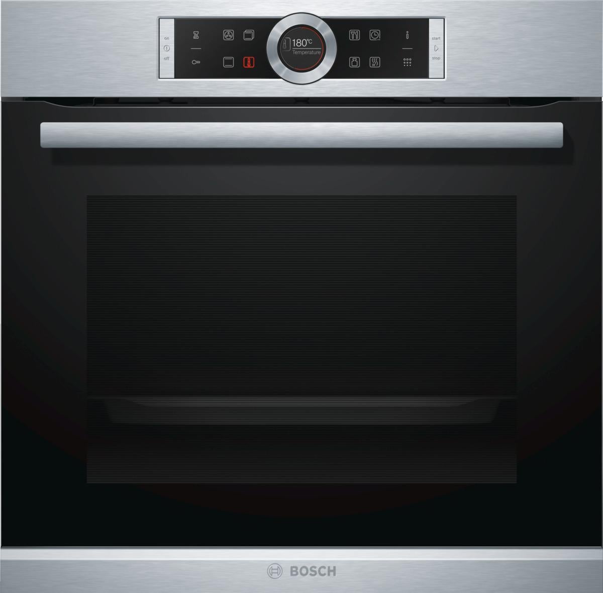 BOSCH Pyrolyse Backofen Serie 8 »HBG675BS1«, mit Teleskopauszug nachrüstbar, Pyrolyse-Selbstreinigung, mit AutoPilot