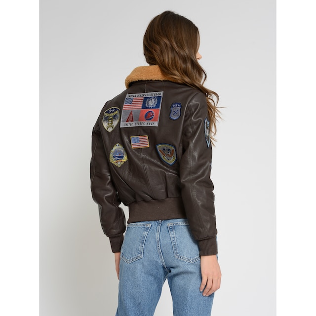 TG20212520« »Lederblouson ♕ GUN Lederjacke bei TOP