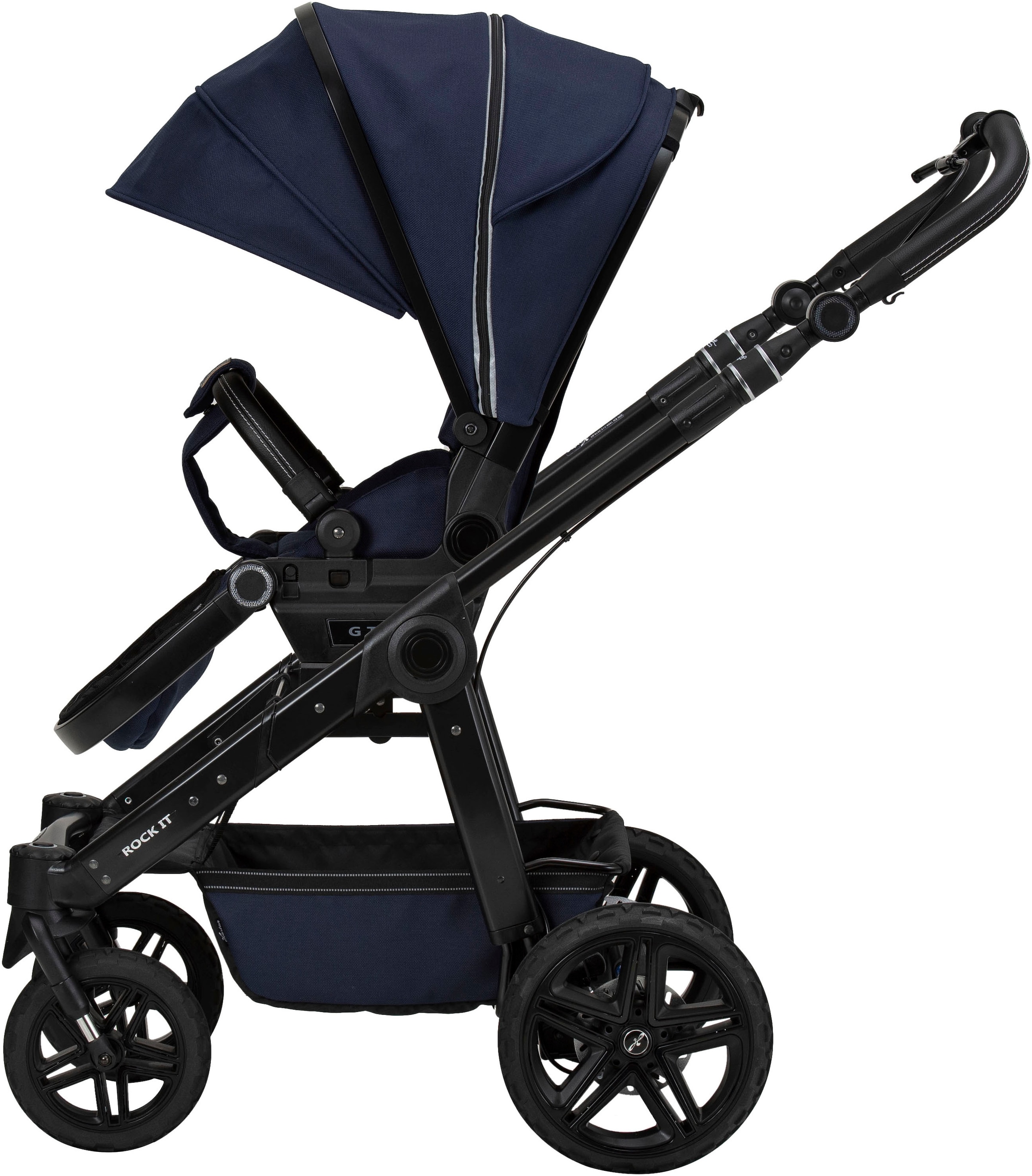 Hartan Kombi-Kinderwagen »Rock it Outdoor, mit Handbremse«, Lieferung ohne Adapter; Made in Germany