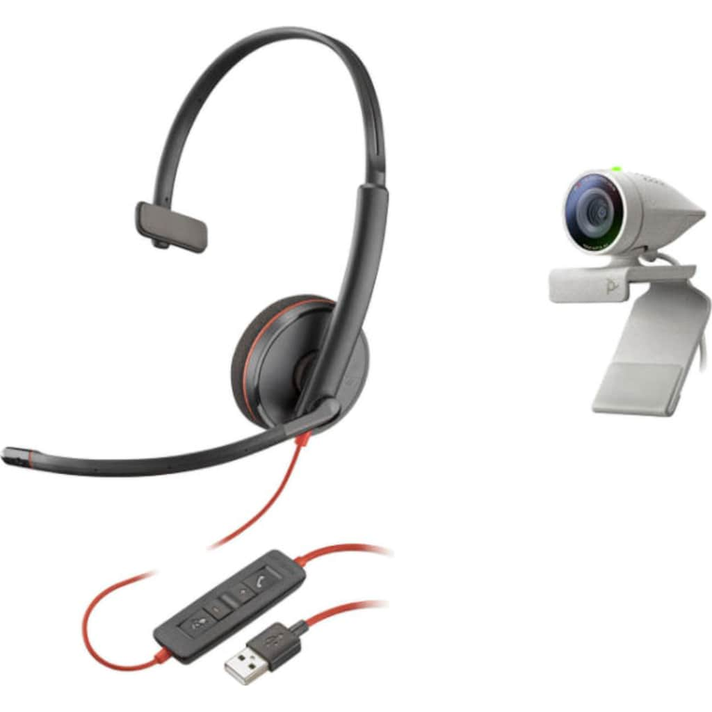 Poly Webcam »Studio P5 USB HD«, Full HD, Bundle mit Blackwire C3210