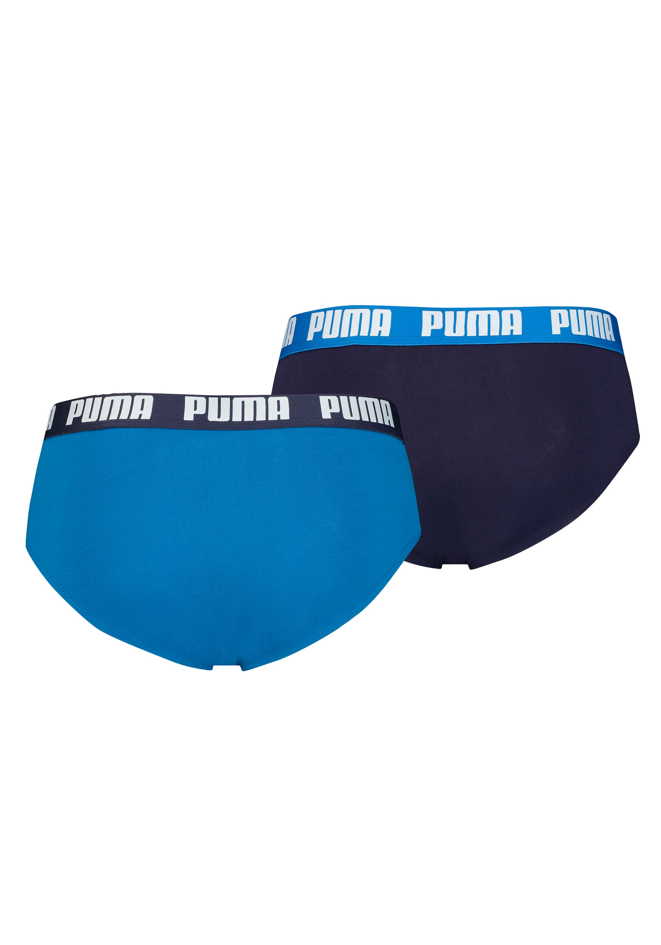 PUMA Slip »PUMA MEN EVERYDAY BRIEFS« 2er Pack,  mit Logobund