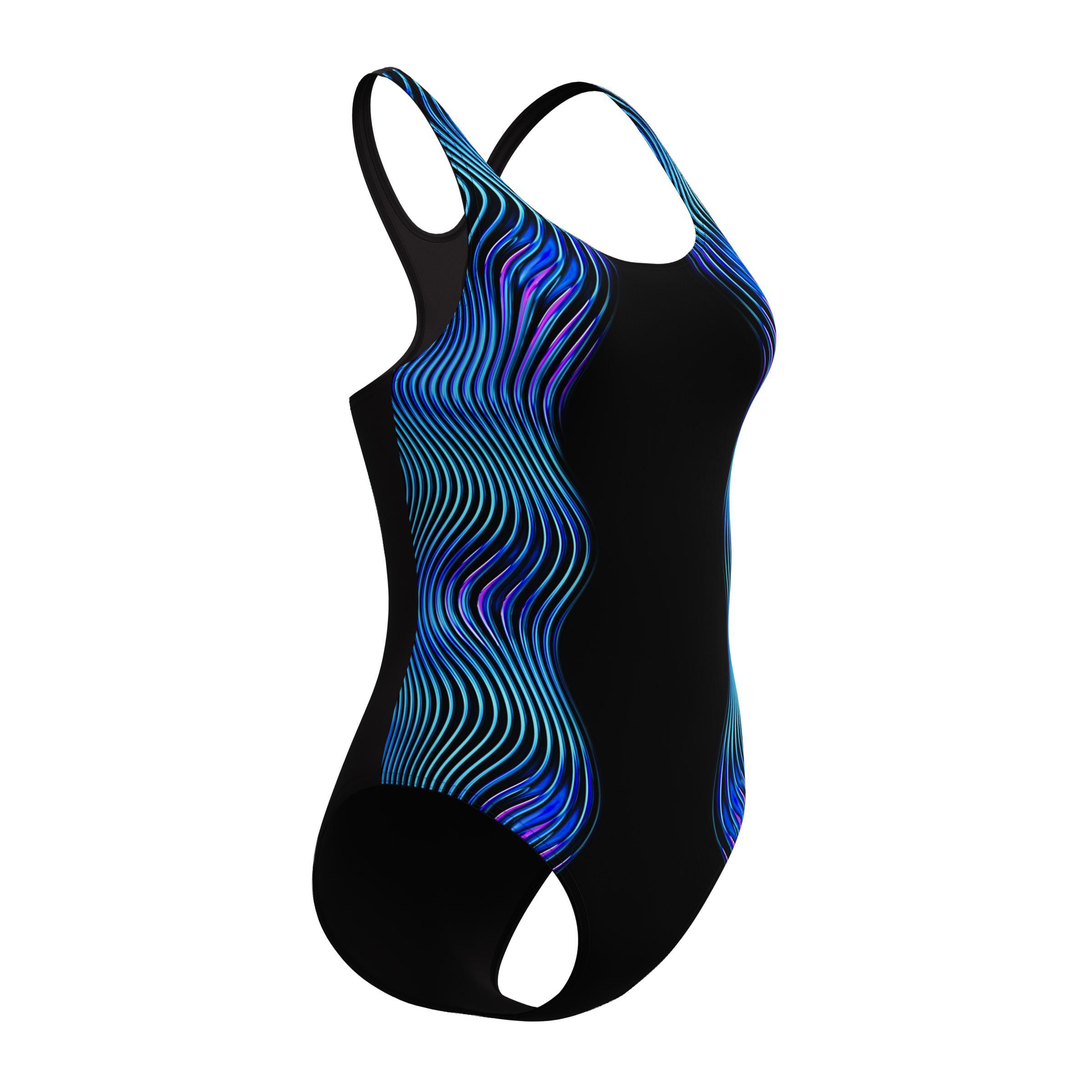 Speedo Badeanzug »ENG PRINT MEDALIST 1PC BLK/PNK«