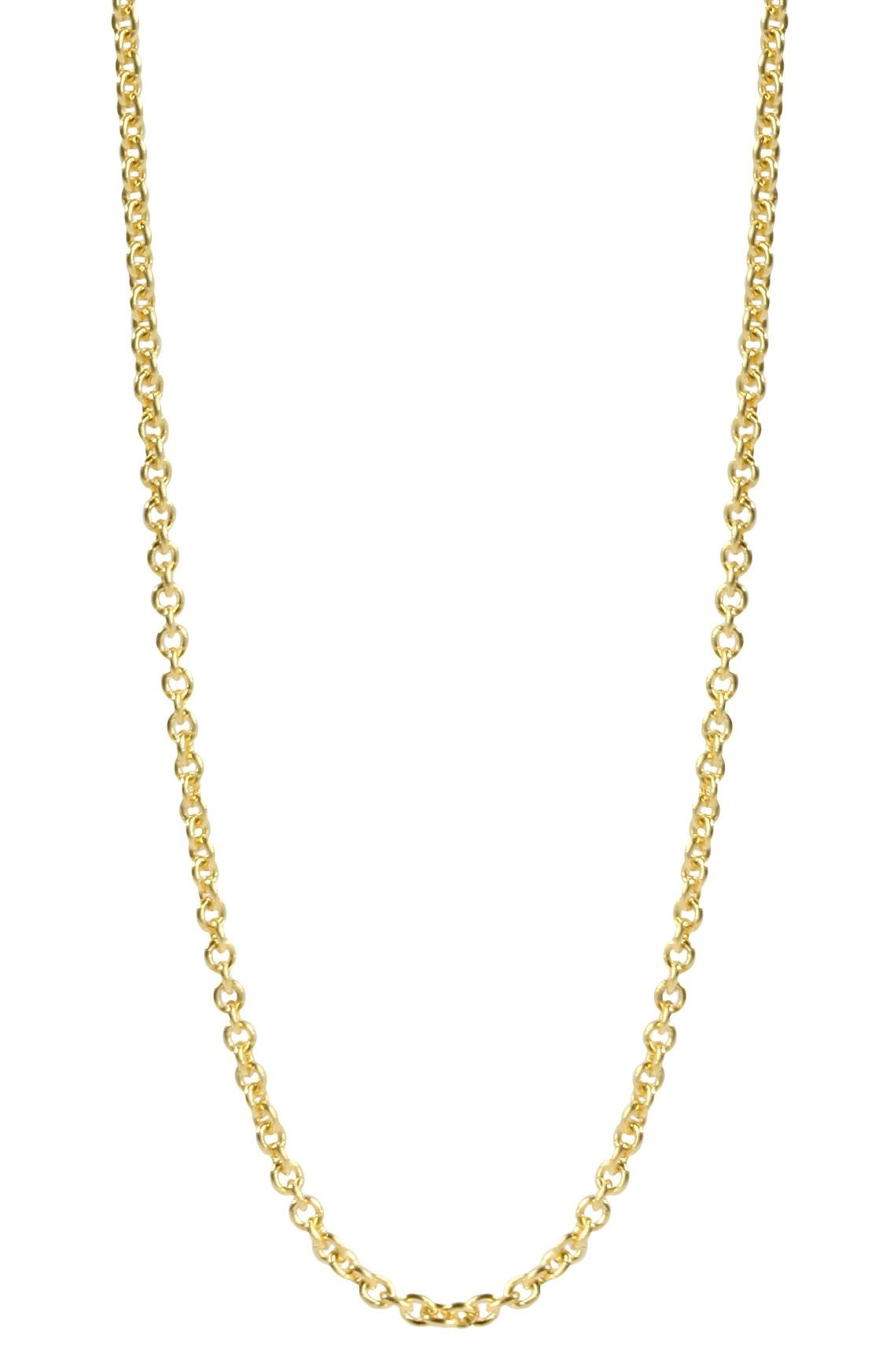 Adelia´s Gliederkette »Unisex Halskette ¿ Ankerkette aus 333 Gold 50 cm«