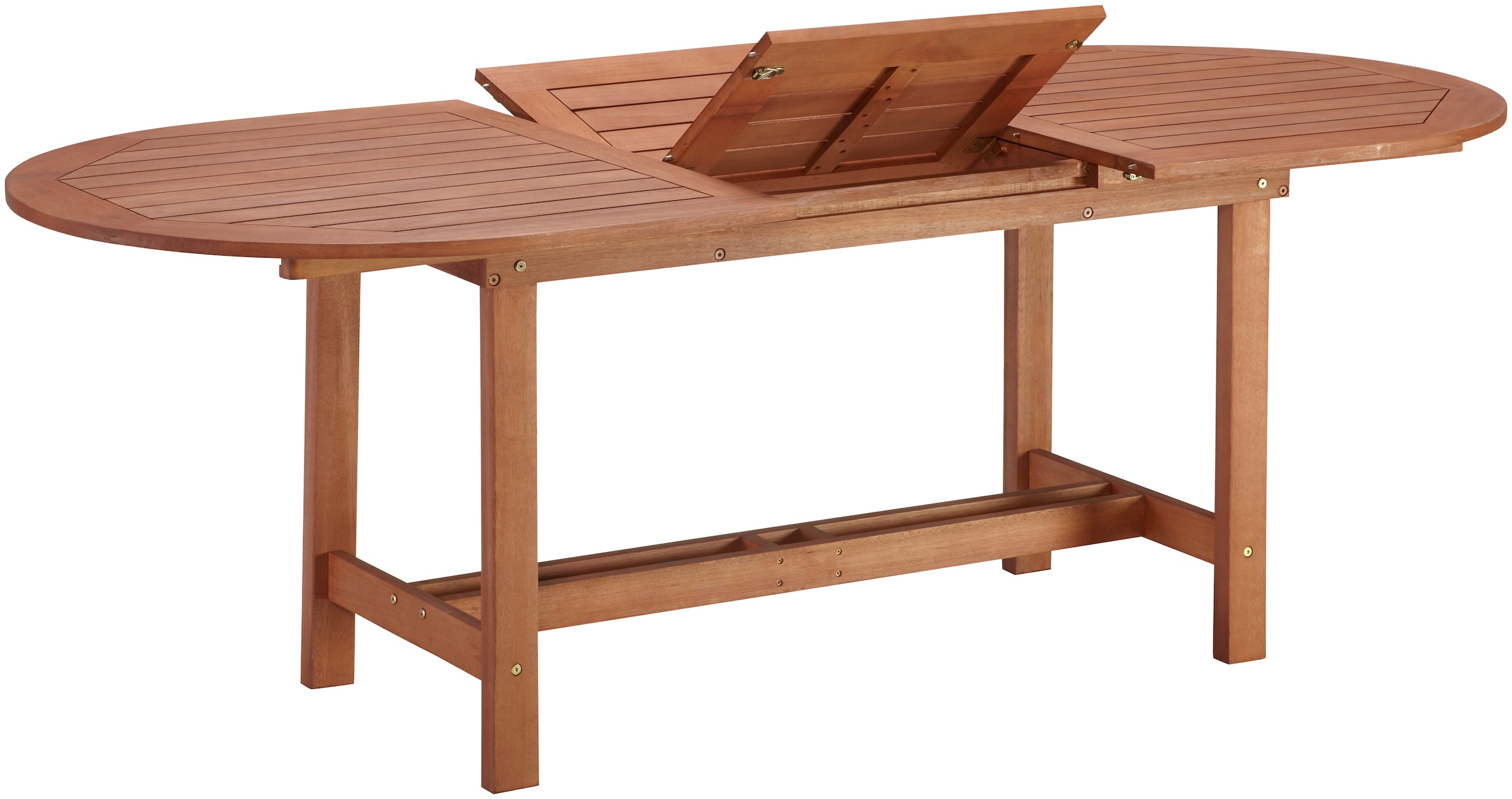 MERXX Garten-Essgruppe »Maracaibo«, (13 tlg., 6xKlappsessel, inkl. Auflagen, 1x Ausziehtisch 160(210)x90 cm), Eukalyptusholz, FSC Mix, geeignet für 6 Personen