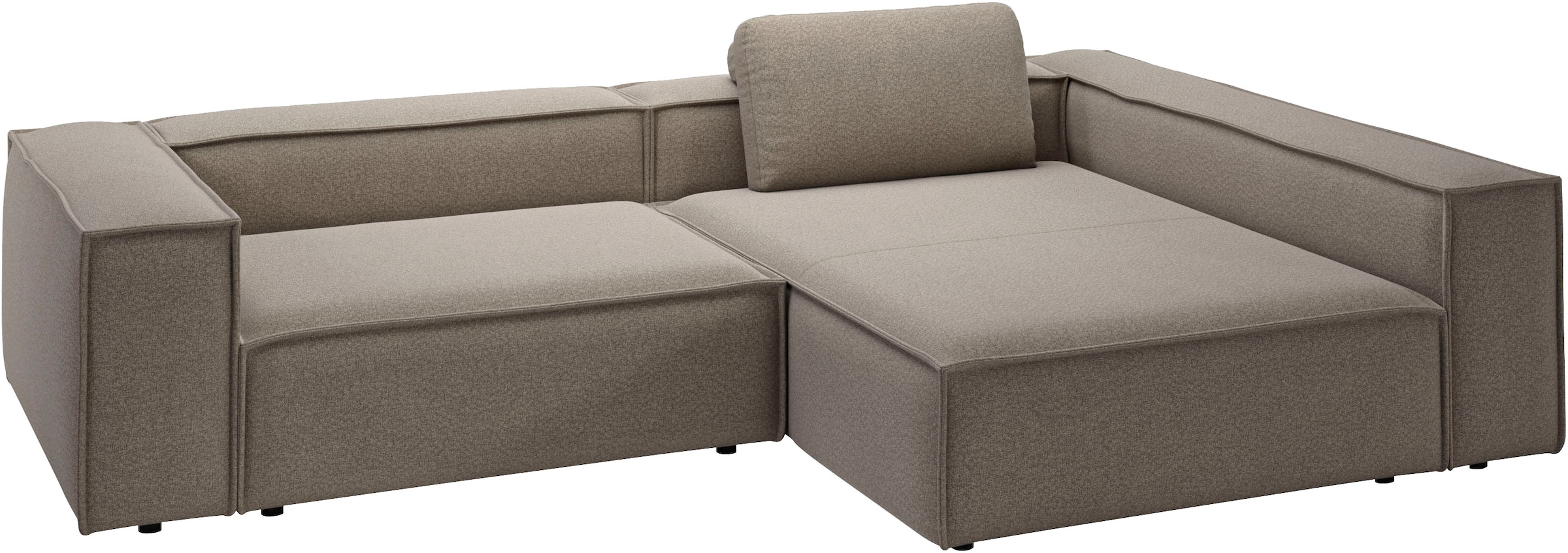 Places of Style Ecksofa »Watertown, moderne XXL L-Form, 306 cm breit«, Komfortabel mit tiefer Sitzfläche – ideal für große Wohnräume