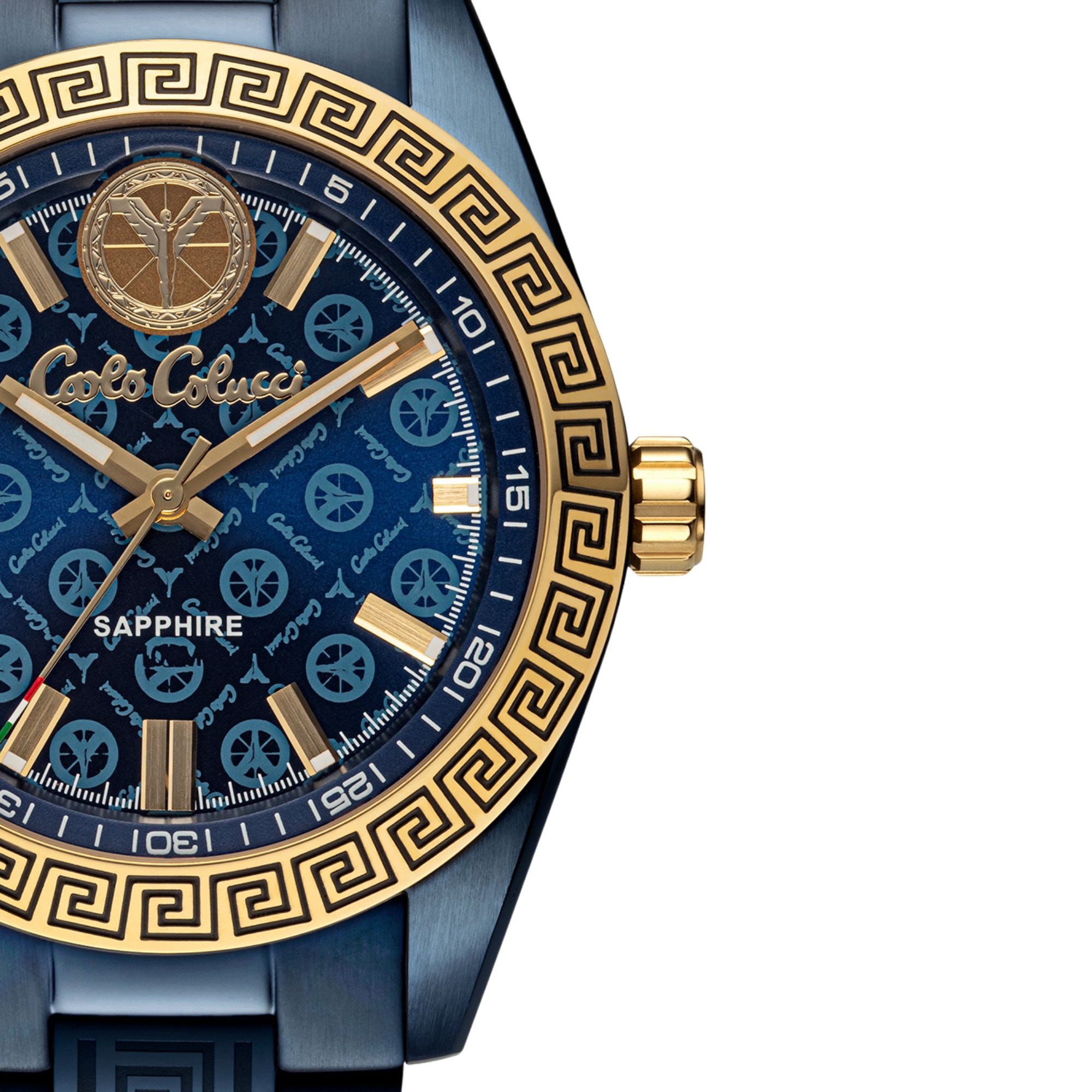 CARLO COLUCCI Quarzuhr »CC301-1« Armbanduhr, Herrenuhr, Edelstahlarmband, analog