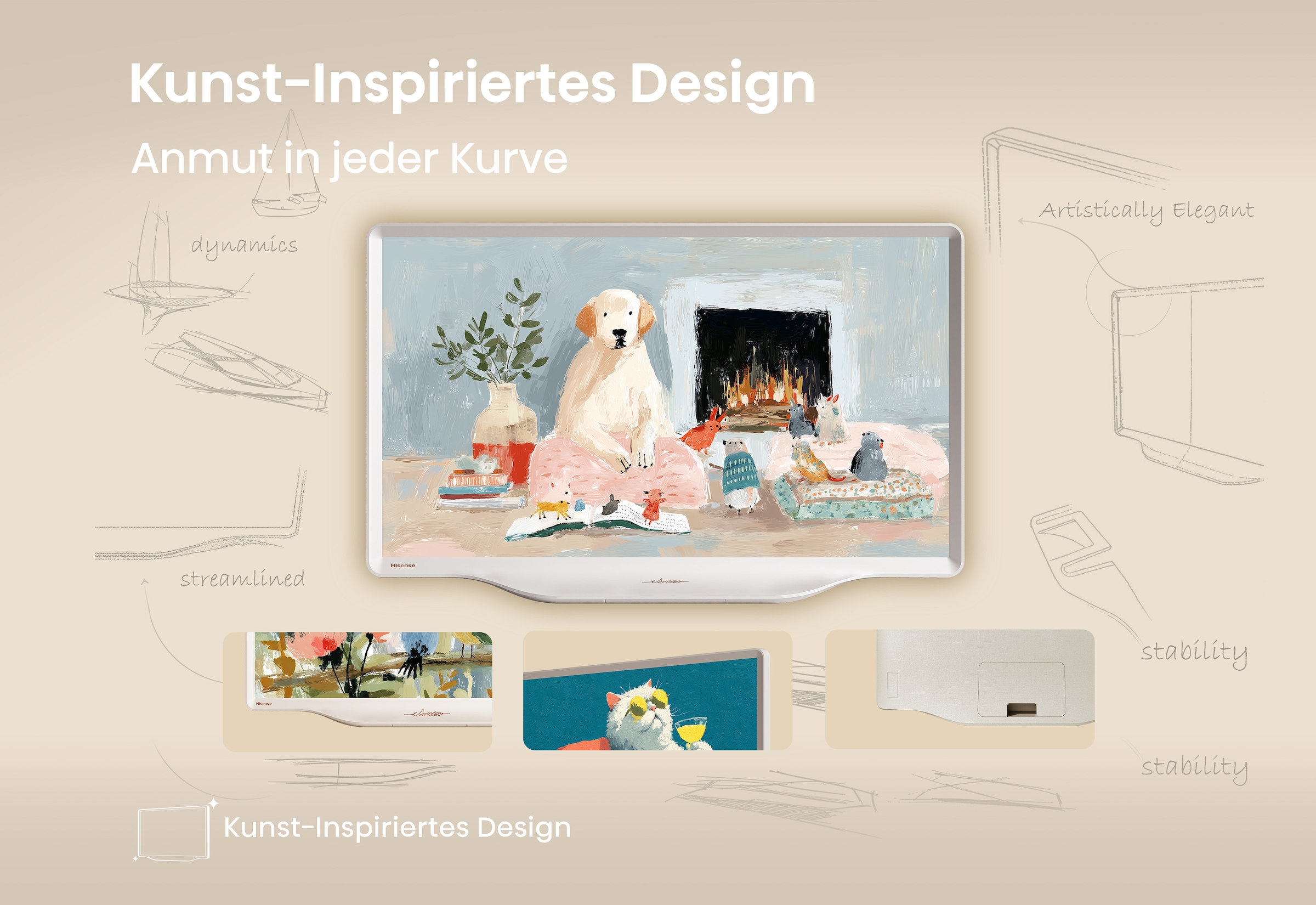 Hisense QLED-Fernseher »43S5DQ« 108 cm/43 ″ Smart-TV