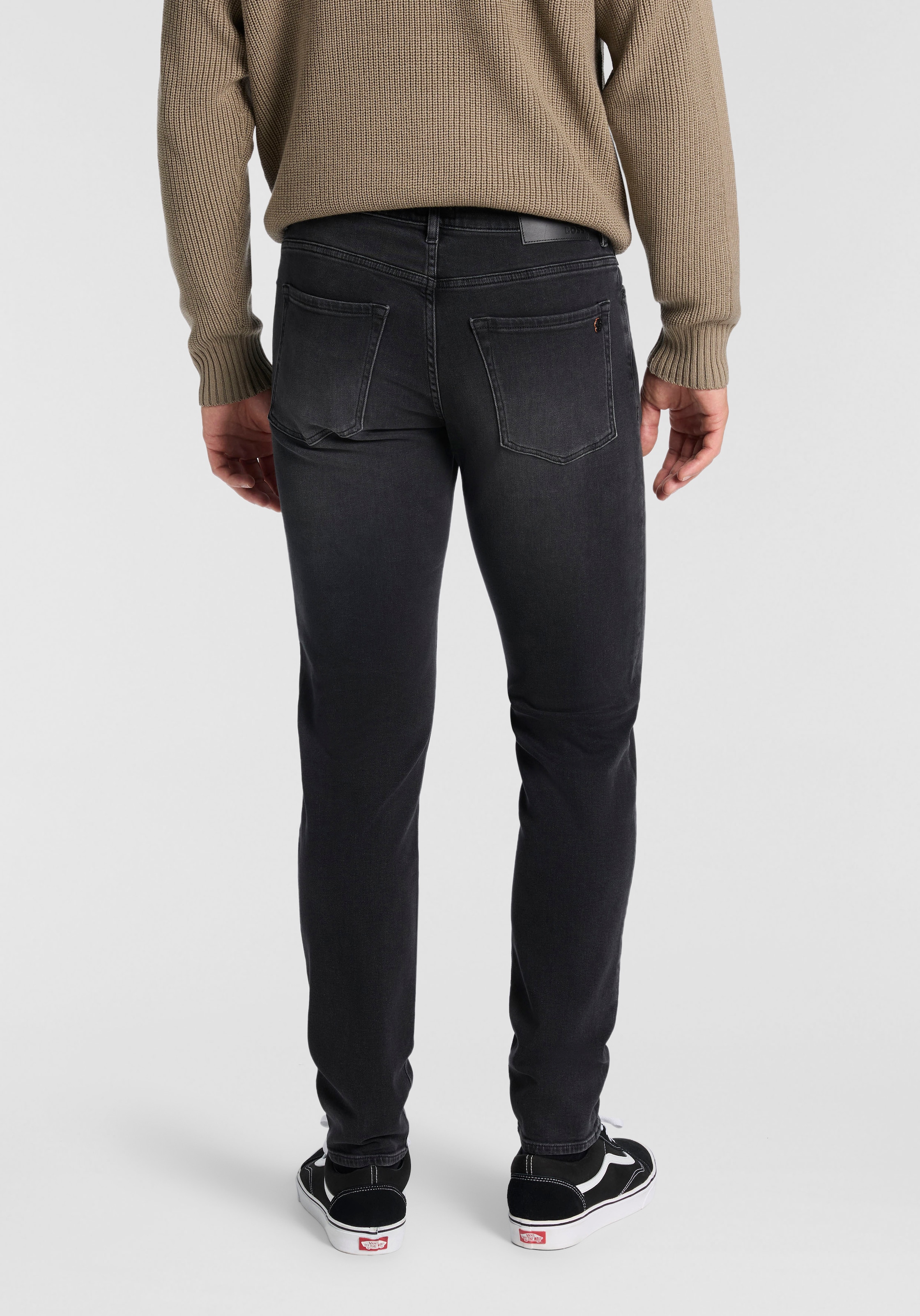 BOSS ORANGE Tapered-fit-Jeans »Onyx Comfor Fit Denim« Regular Tapered Fit, Stretch-Denim, Mittlere Bundhöhe