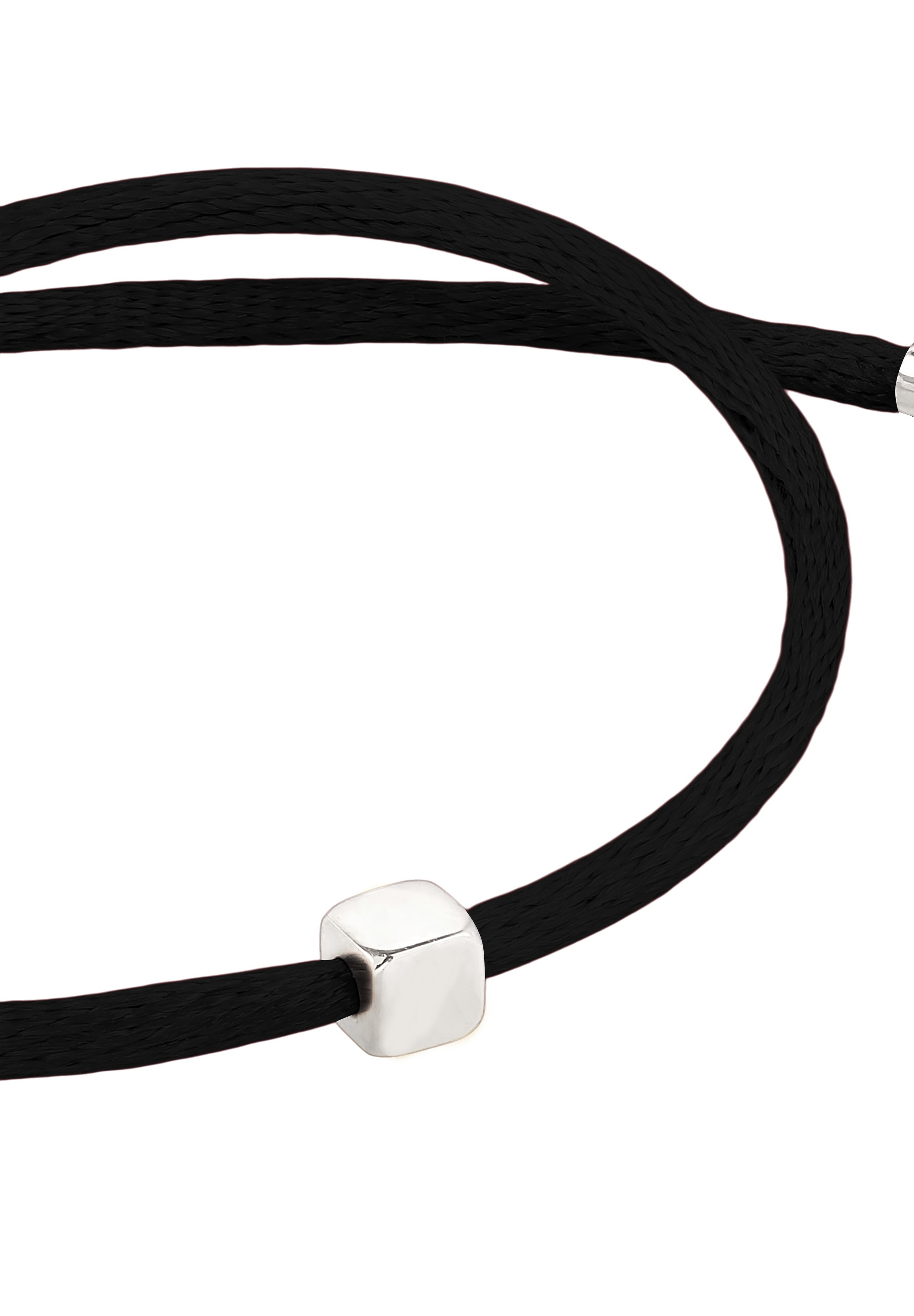 Elli Armkette »Armband Satin Lettering Heart 925 Sterling Silber vergoldet«