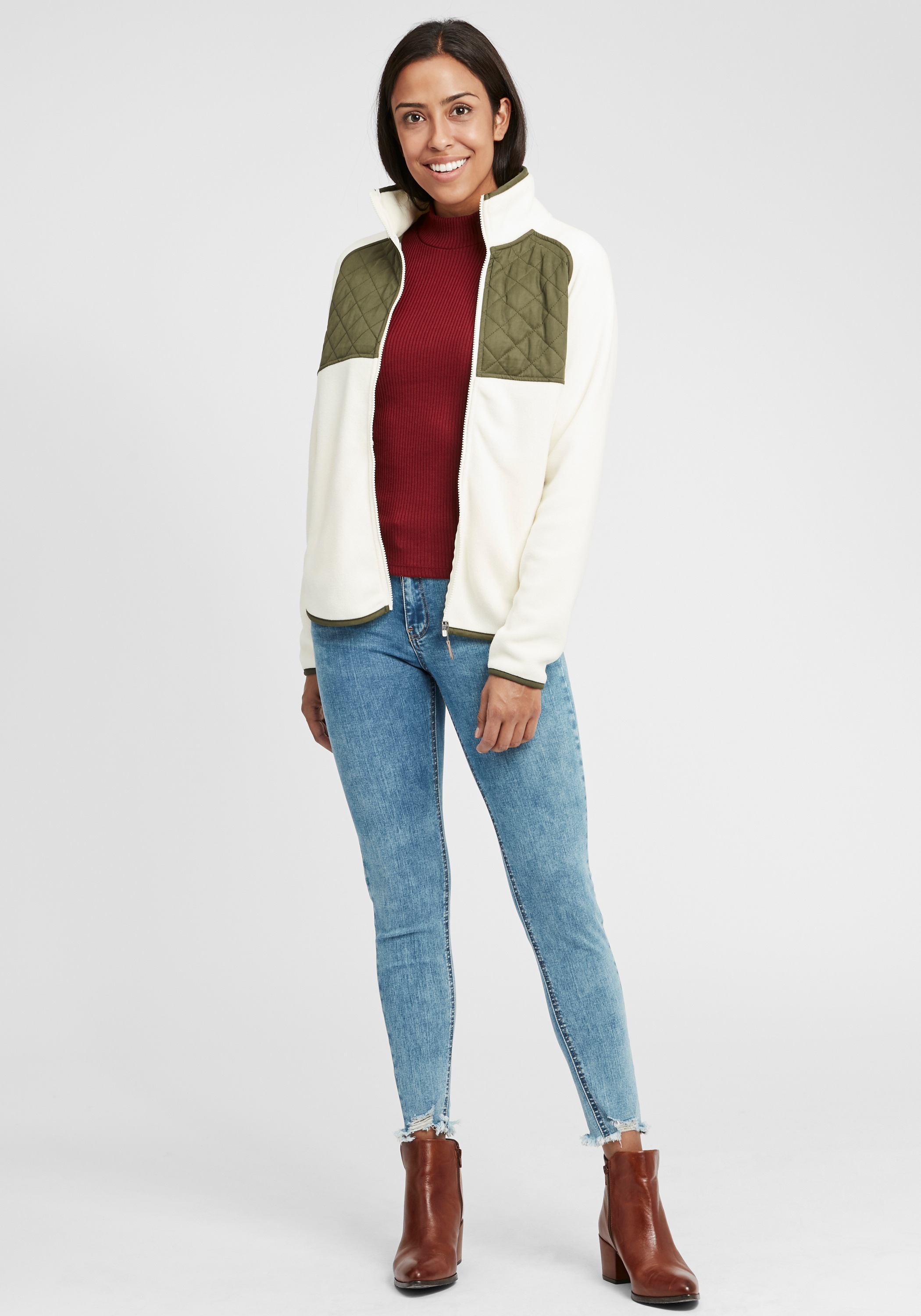 OXMO Kapuzenfleecejacke »Sweatjacke OXMalin«