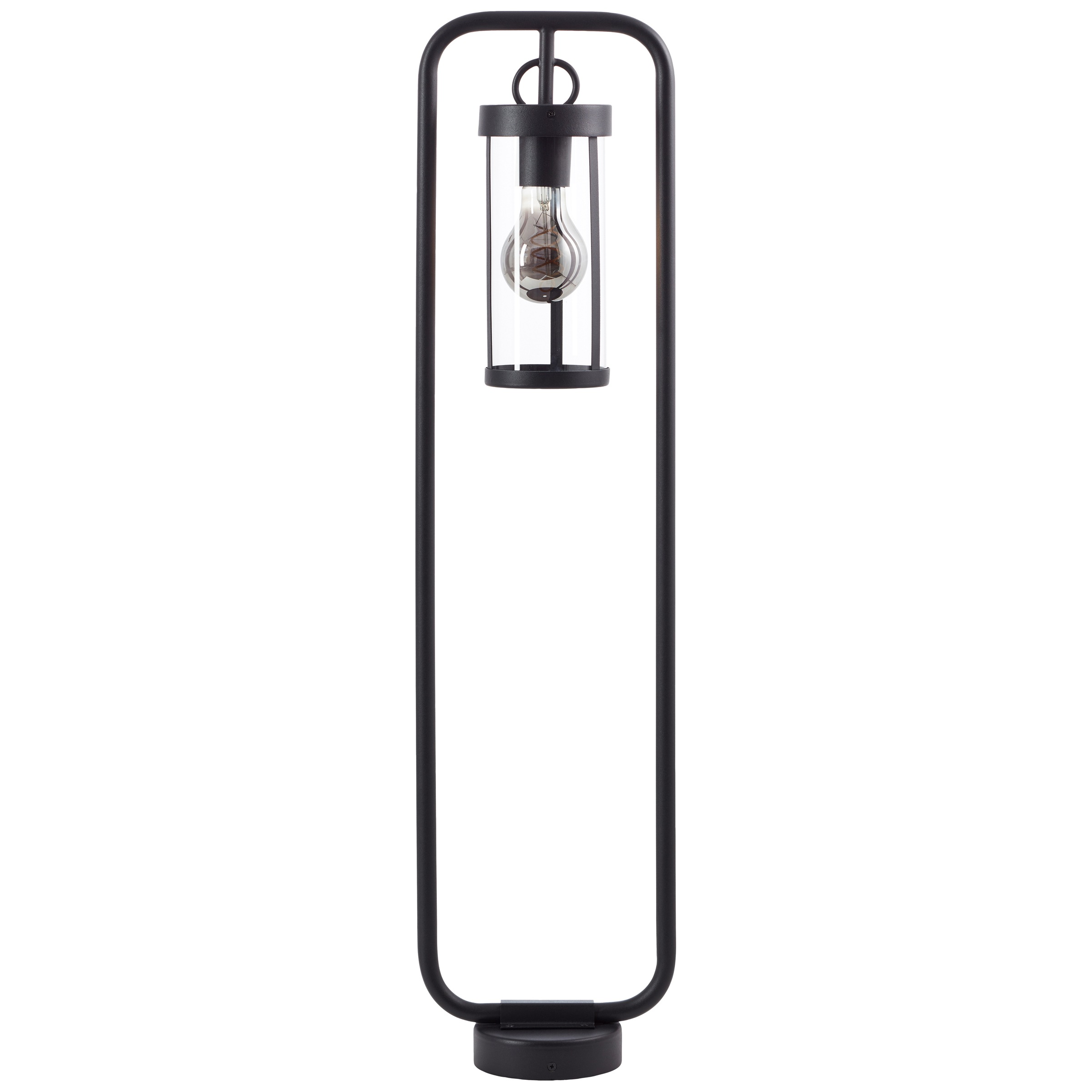 Brilliant Außen-Stehlampe »Sidney«, 1 flammig, Leuchtmittel E27 | ohne Leuchtmittel, Außenstandleuchte, 85 cm, Laterne, E27, Metall/Glas, schwarz