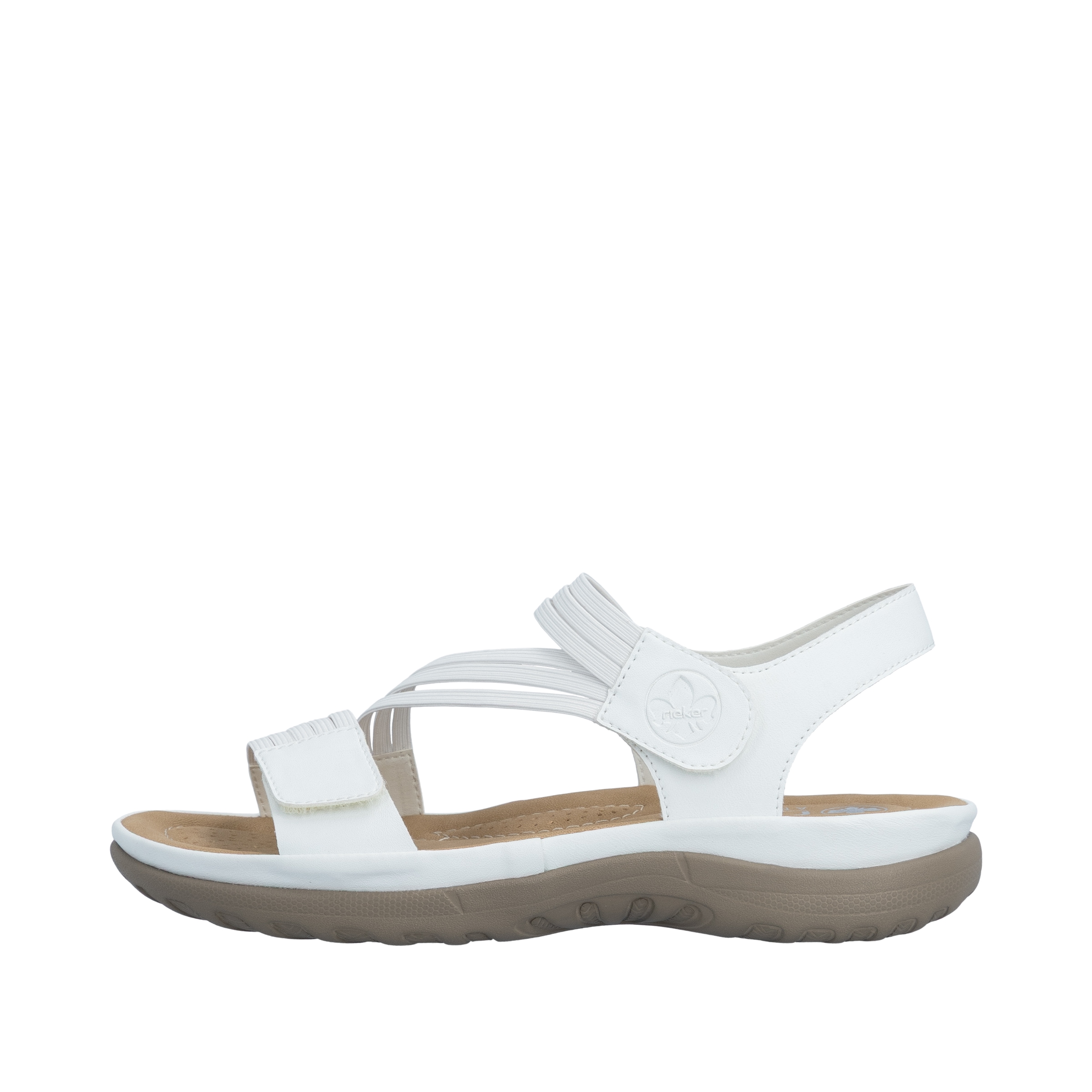 Rieker Riemchensandale  Sommerschuh, Sandalette, Keilabsatz, mit Gummizügen