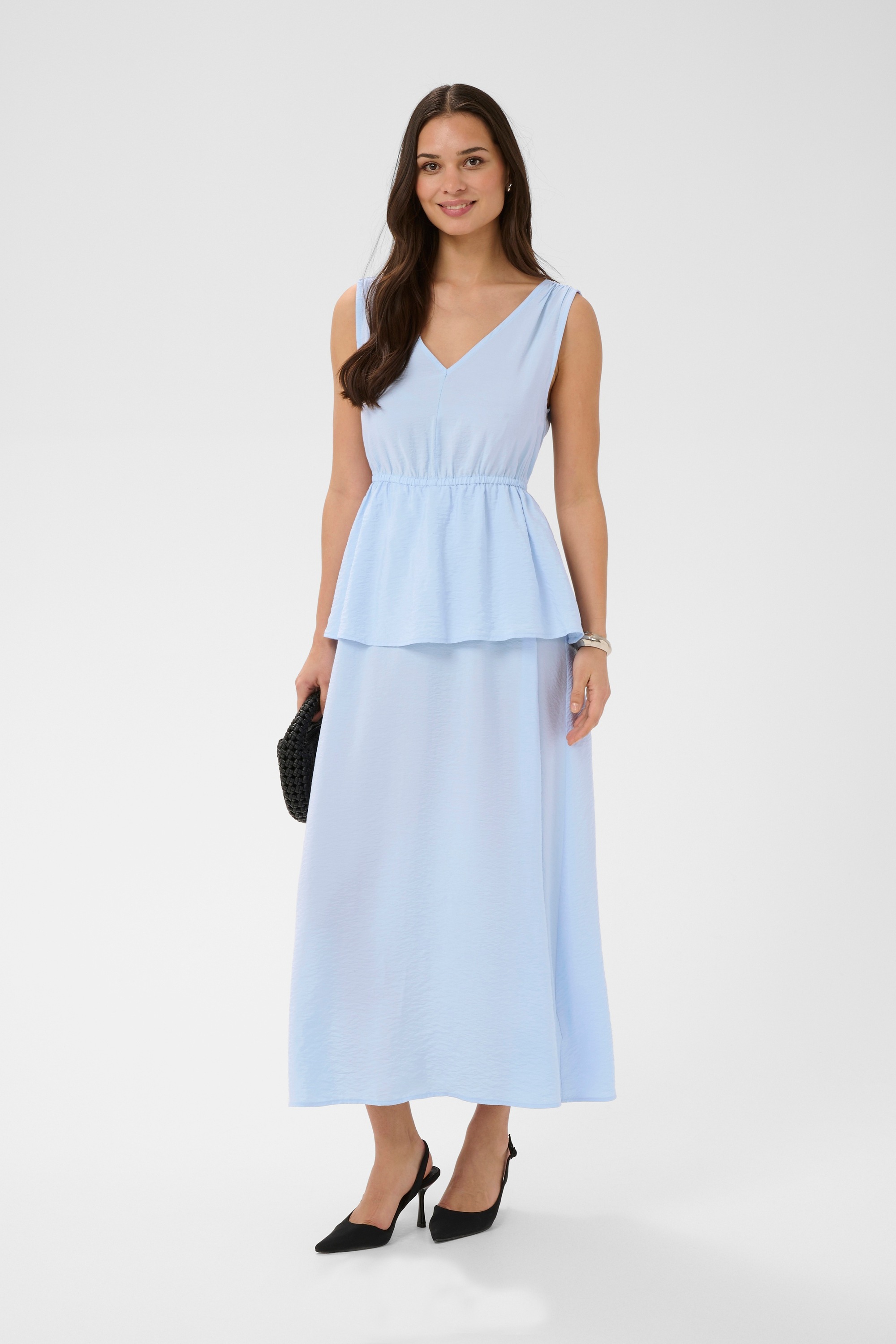 KAFFE Midikleid »Kleid KArosie«