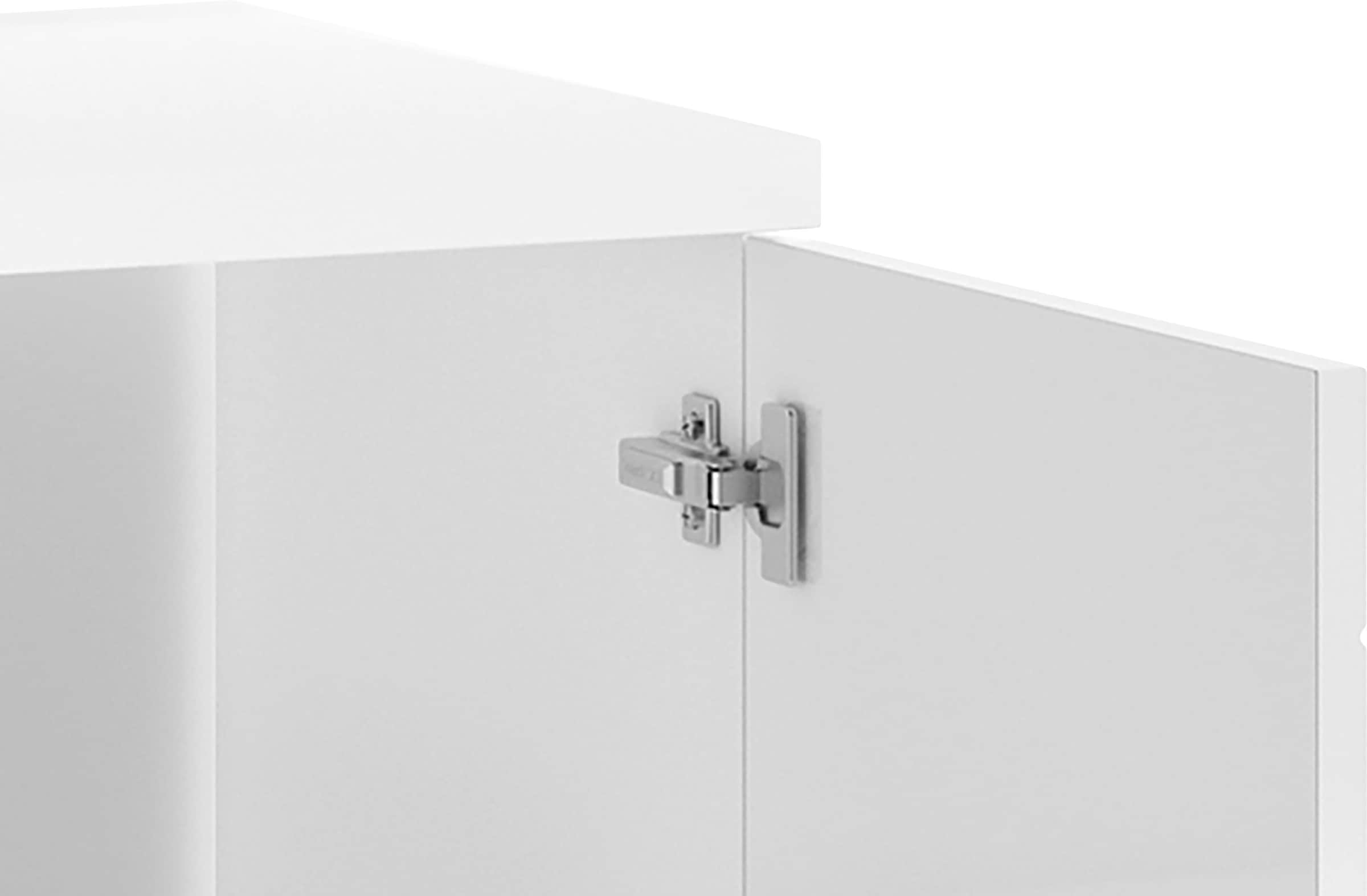 Homexperts Waschbeckenunterschrank »Nusa«, Breite 60 cm, mit  Hochglanzlackierung und verchromten Metallgriffen online kaufen | mit 3  Jahren XXL Garantie