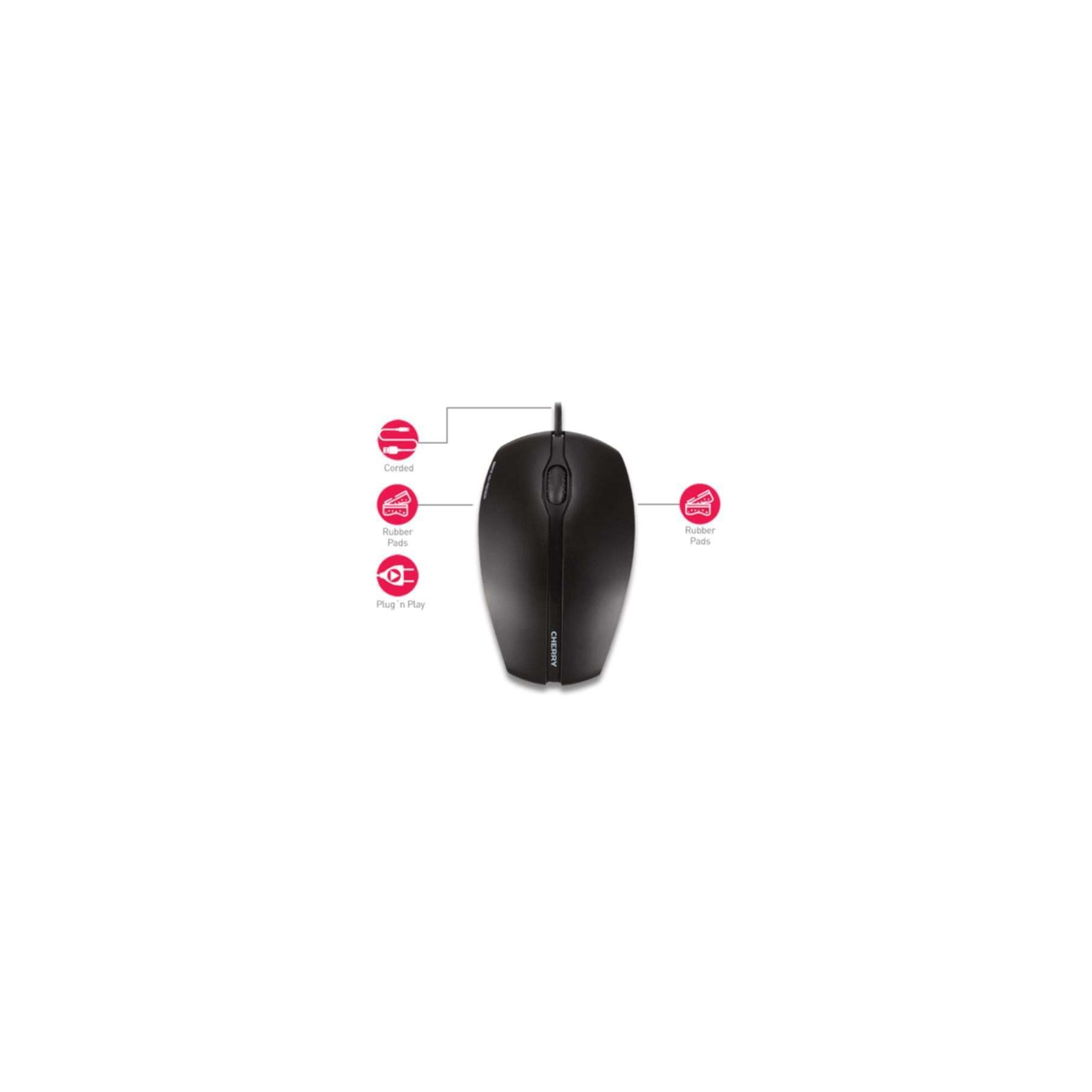 Cherry Maus »GENTIX CORDED ILLUMINATED Maus, Schwarz, USB«