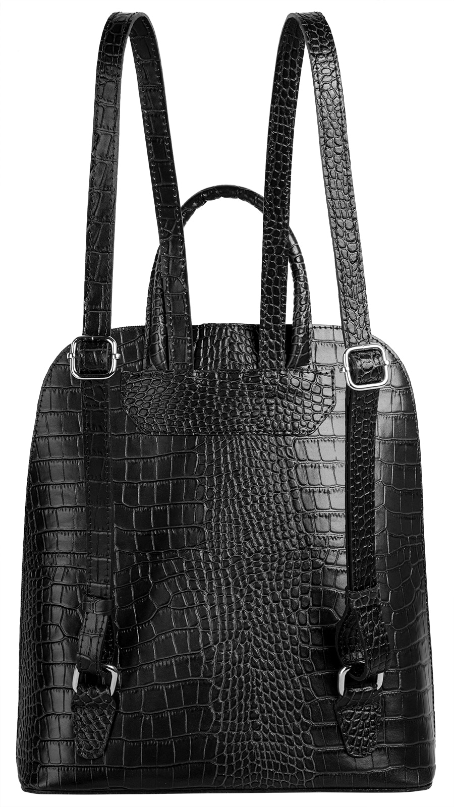 Cluty Cityrucksack, echt Leder, Made in Italy