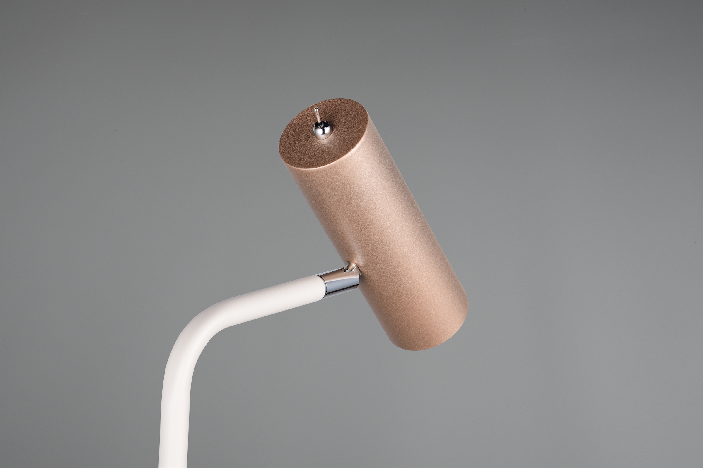 TRIO Leuchten Stehlampe »MARLEY, exkl. 1x GU10 max 5W, Stehleuchte Höhe 151cm« GU10 1 Stk. warmweiß - kaltweiß mit Kippschalter, Leuchtenkopf schwenkbar, 180cm Anschlusskabel