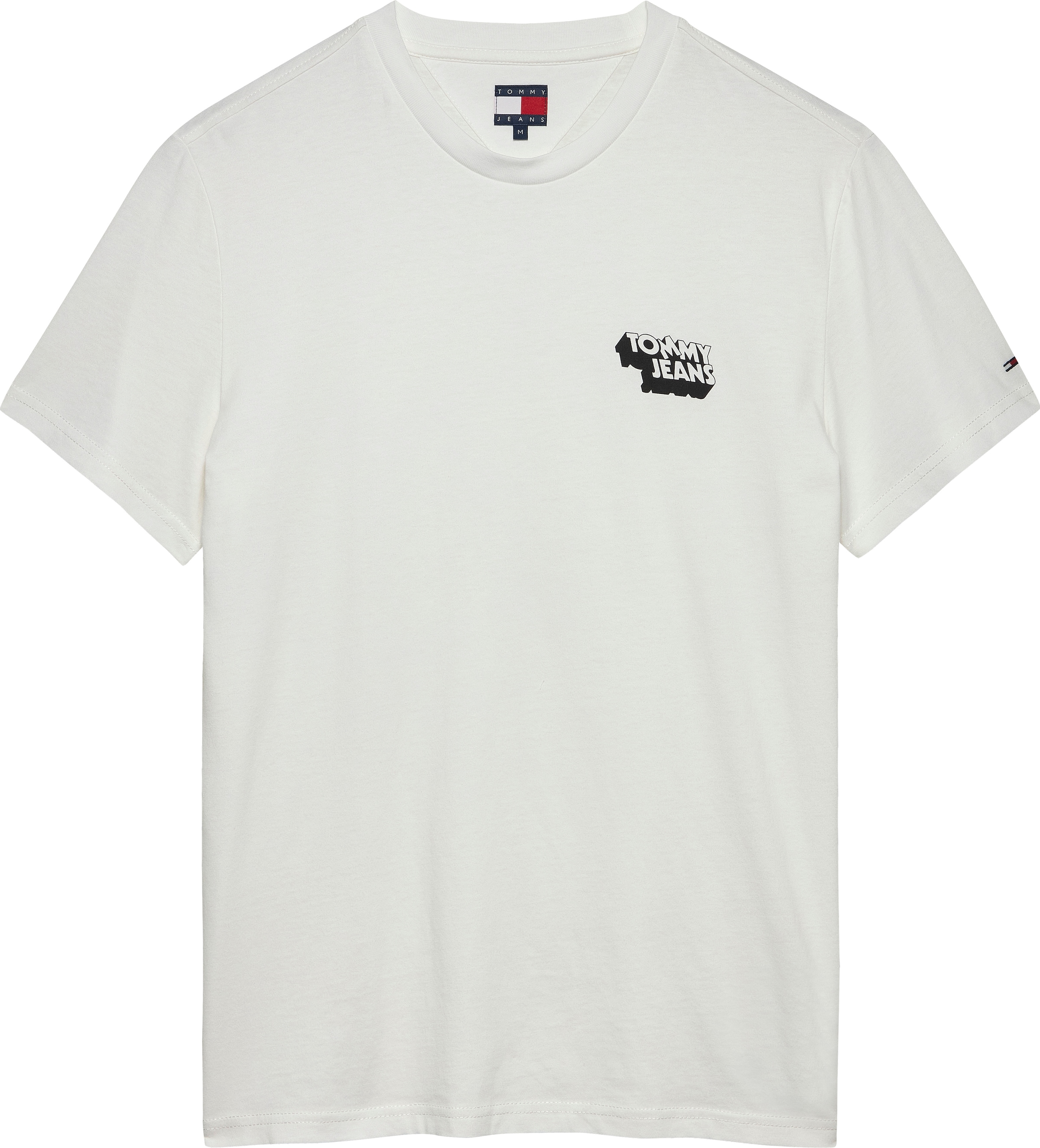 Tommy Jeans T-Shirt »TJM SLIM STACK LOGO TEE EXT«, Mit Rundhalsausschnitt