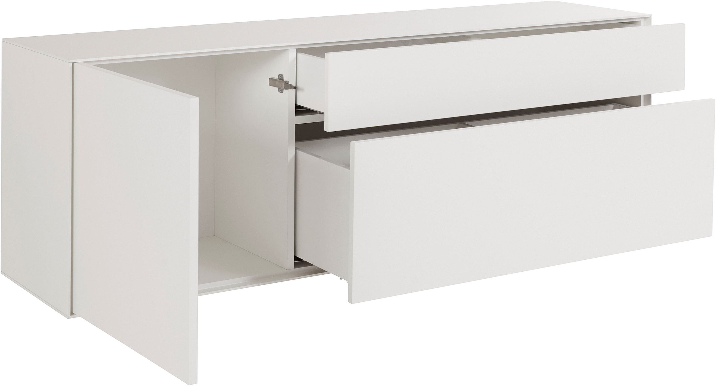 LeGer Home by Lena Gercke Lowboard »Essentials«, Breite: 167 cm, MDF lackiert, Push-to-open-Funktion