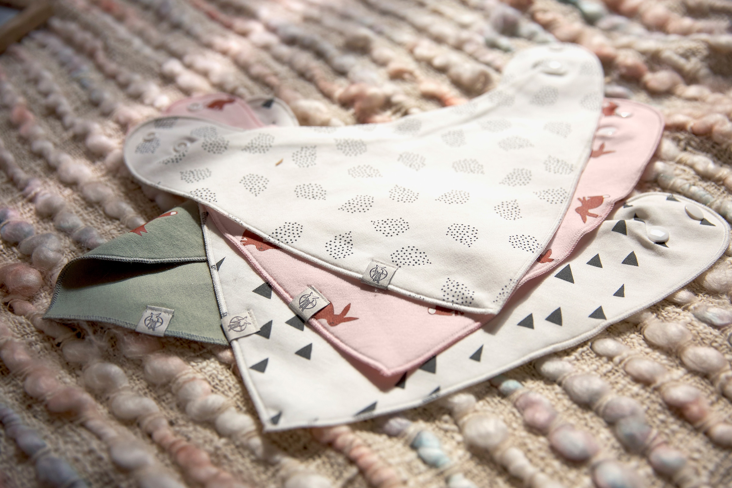 LÄSSIG Dreieckstuch »Little Forest, Fuchs«, 2 Stk. für Babys