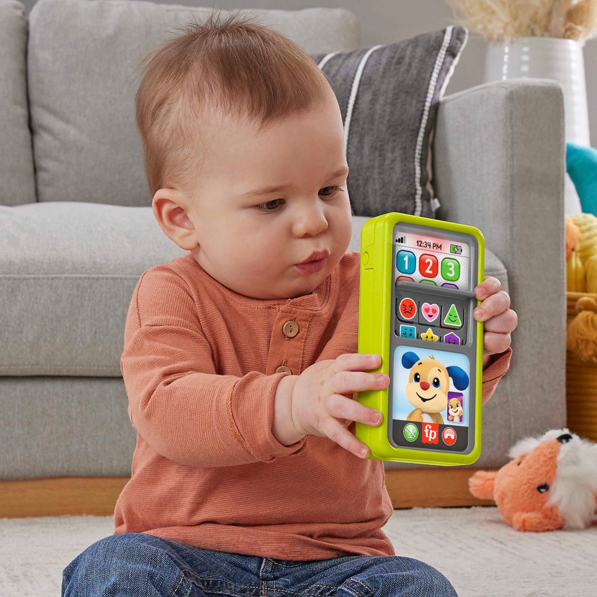 Fisher-Price® Lernspielzeug »Lernspaß 2-in-1 Slide to Learn Smartphone«