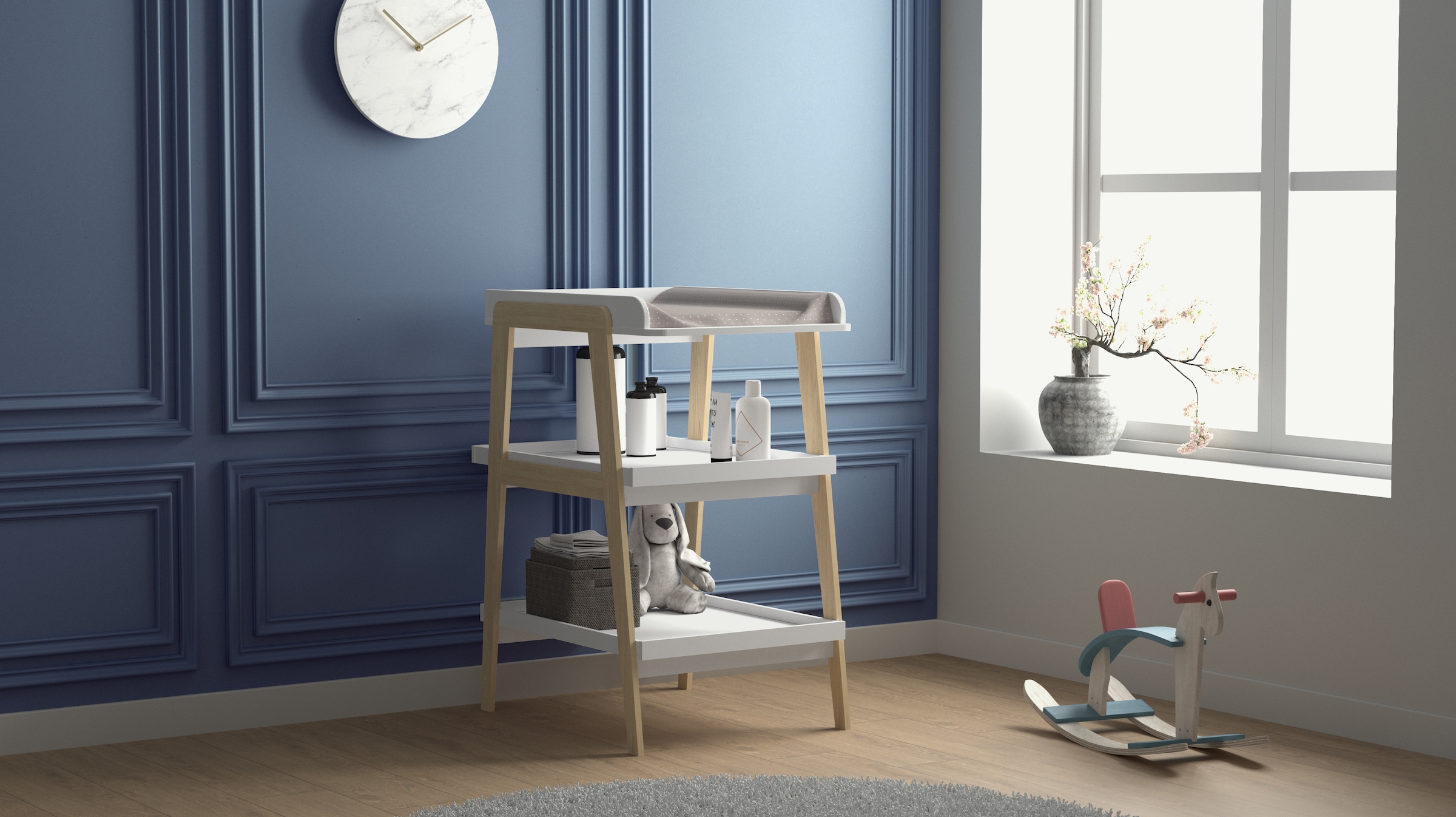 Demeyere GROUP Wickelkommode »Tsuga«, Wickelkommode PRAKTISCHE DESIGN, 58 cm