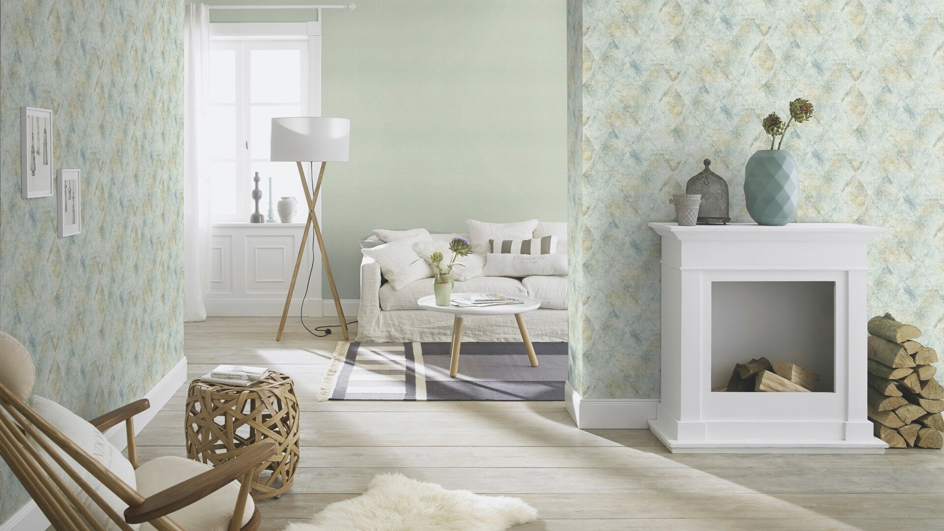 Rasch Vliestapete »Tapetenwechsel II« einfarbig Unitapete mit Struktur