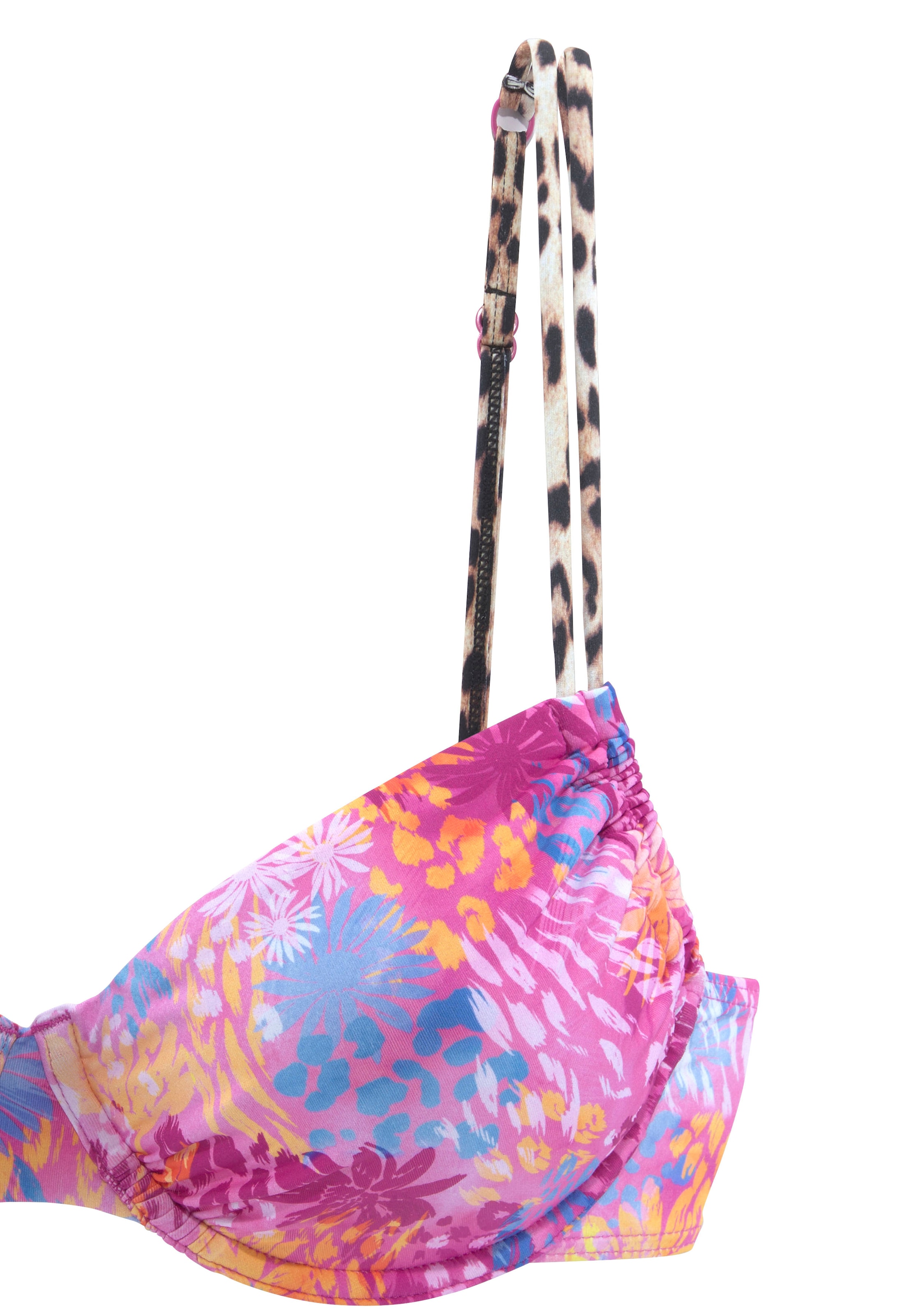 Buffalo Bügel-Bikini-Top »Haruna«, mit Muster-Mix