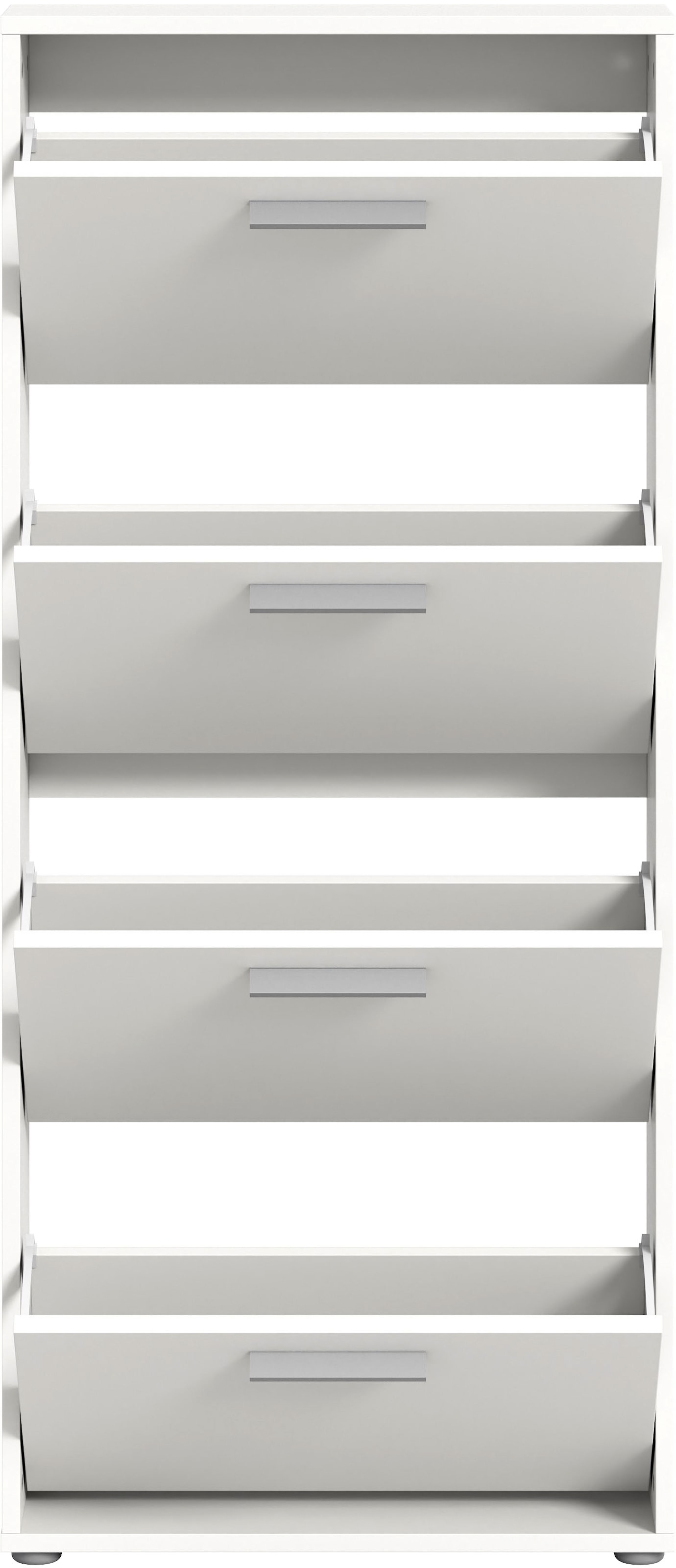 HBZ Schuhkommode »Sam Schuhkipper, Schuhschrank BxHxT 59x136x17 cm«, (1 St.), mit 4 Klappen