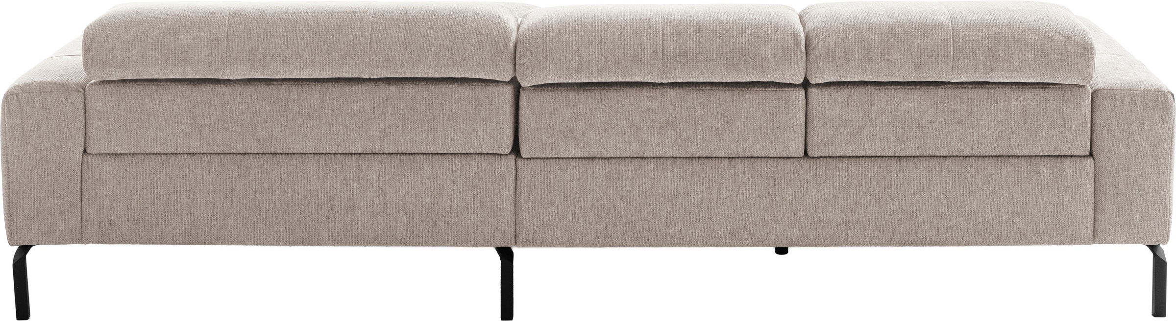 Home affaire Ecksofa »Claya Move, L-Form, Kopf- & Rückenverstellung, Breite 293 cm« Moderne Steppung, weicher Polsteraufbau & saugroboterfreundliche Höhe