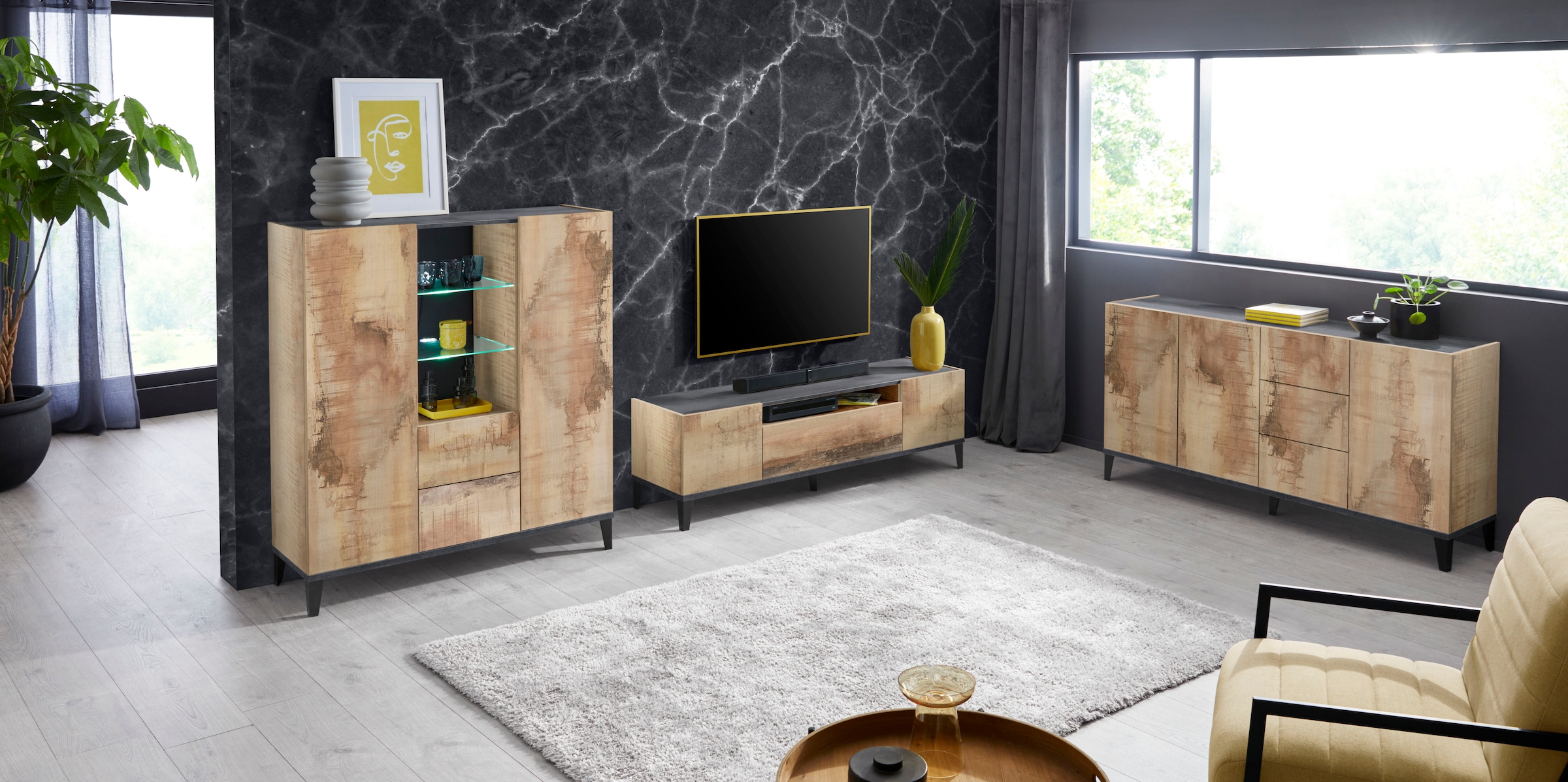 INOSIGN Lowboard »SunriseTV-Board, TV-Schrank«, Breite 160 cm