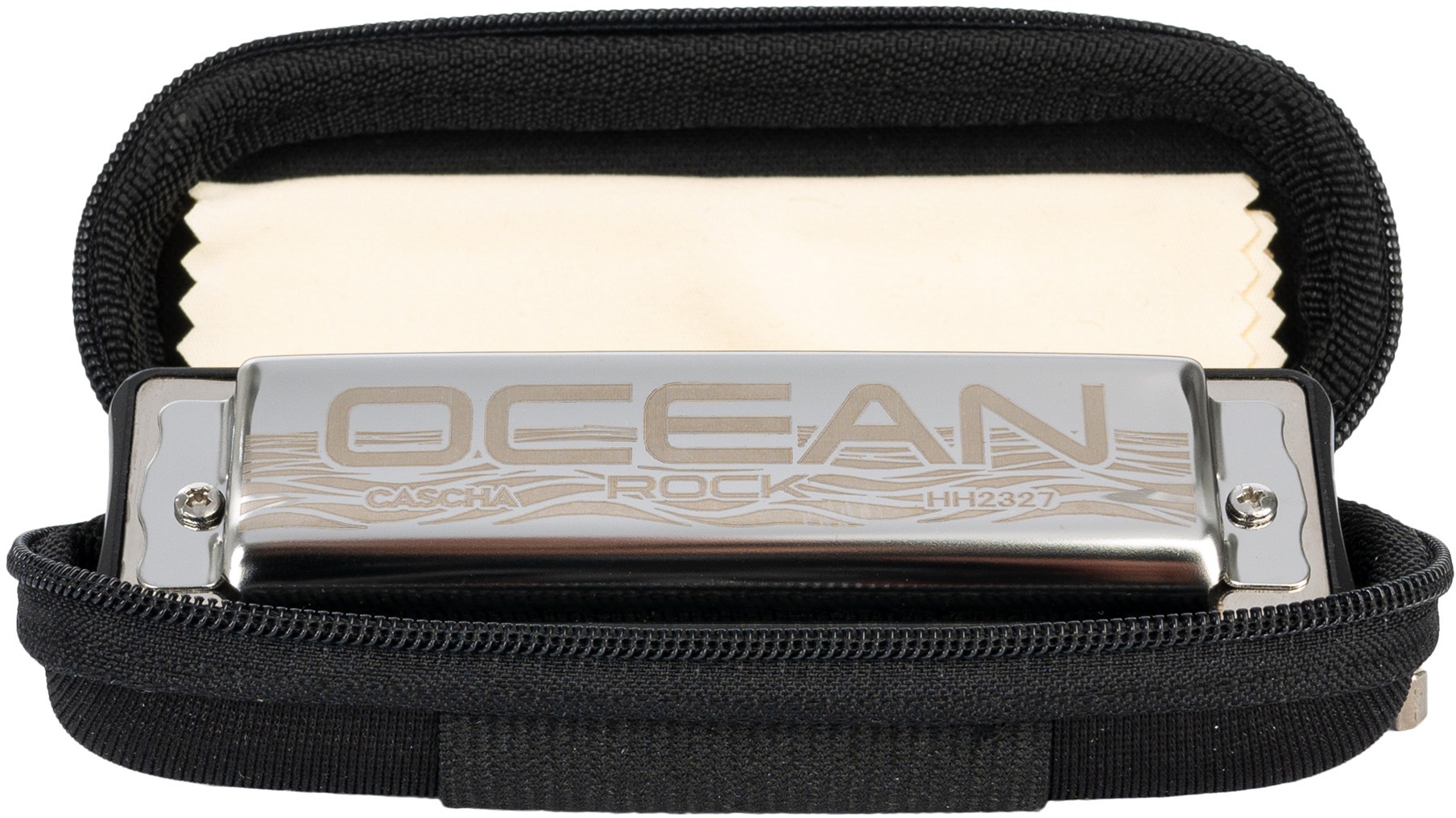 Cascha Mundharmonika »Ocean Rock Blues in C-Dur, schwarz«, inkl. Soft Case und Pflegetuch kaufen
